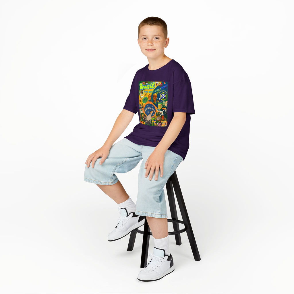 Unisex Kids 100% Algodão | Brasil em qualquer fuso!