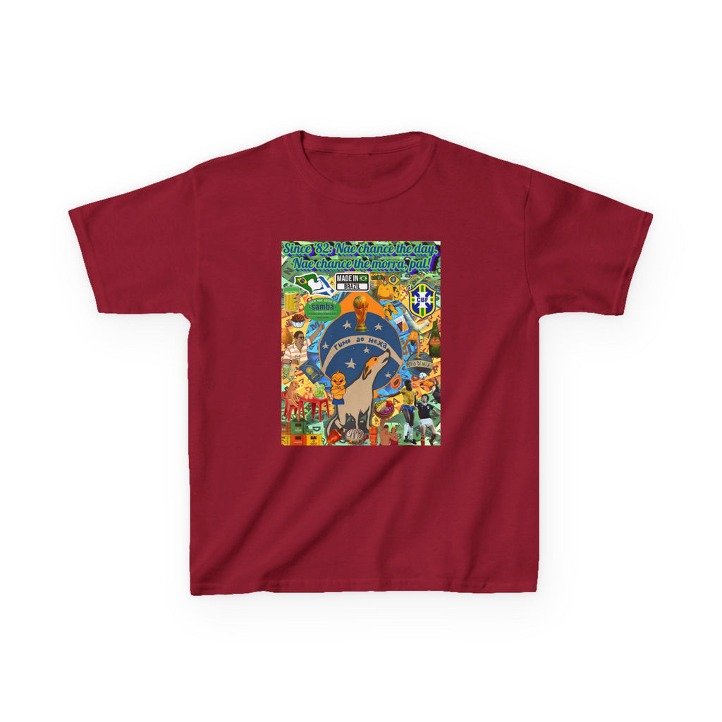 Unisex Kids 100% Algodão- Brasil x Escócia