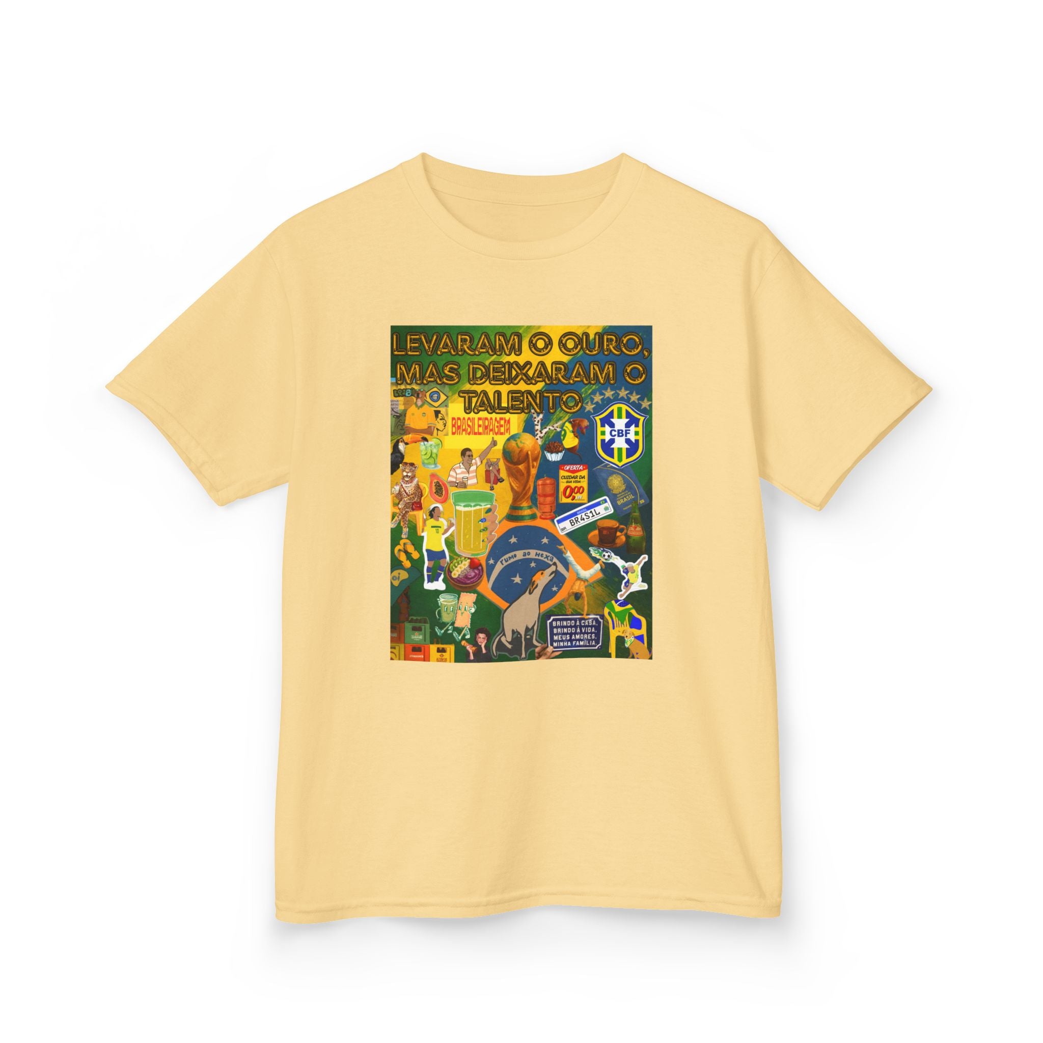 Unisex Kids 100% Algodão | Brasil x Portugal