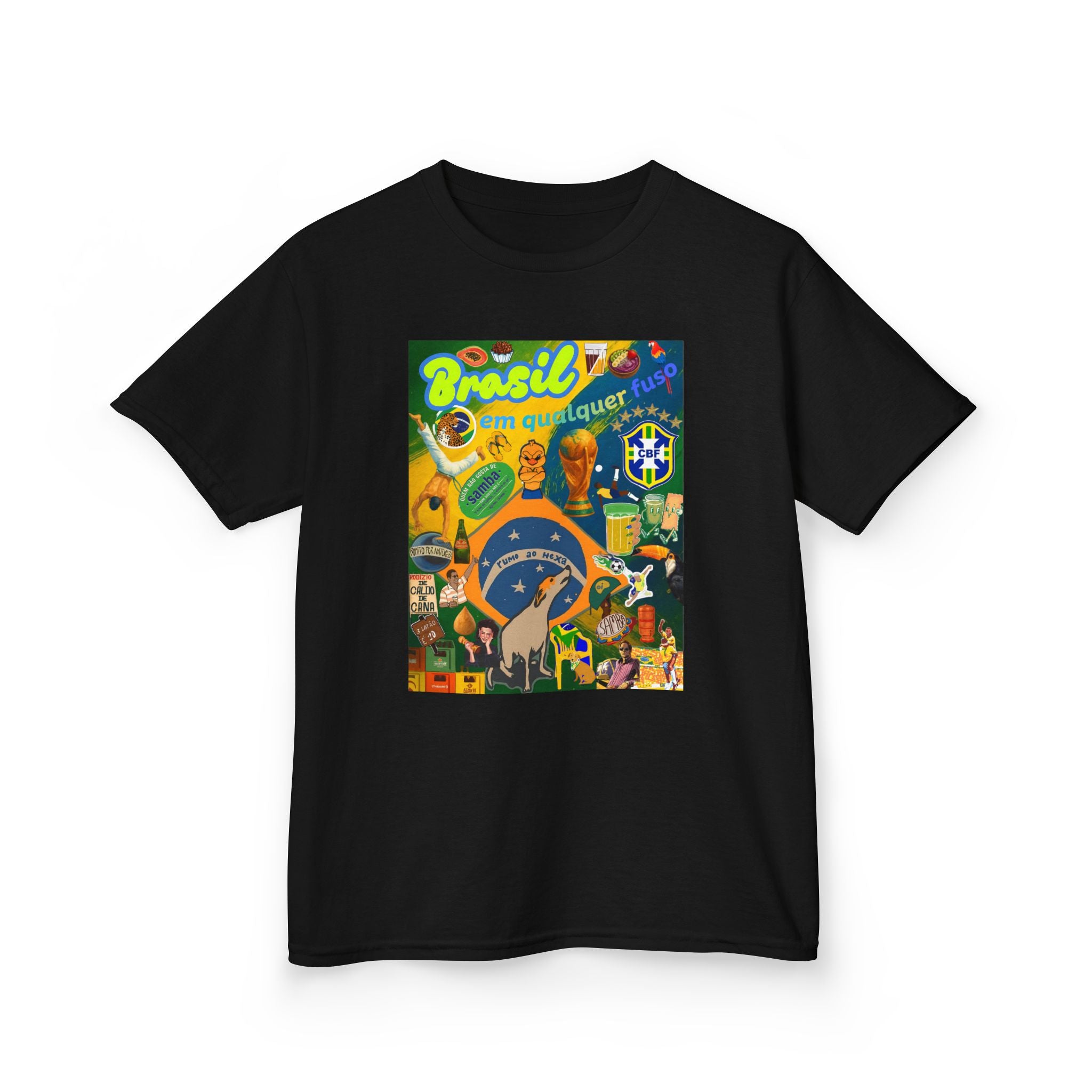 Unisex Kids 100% Algodão | Brasil em qualquer fuso!