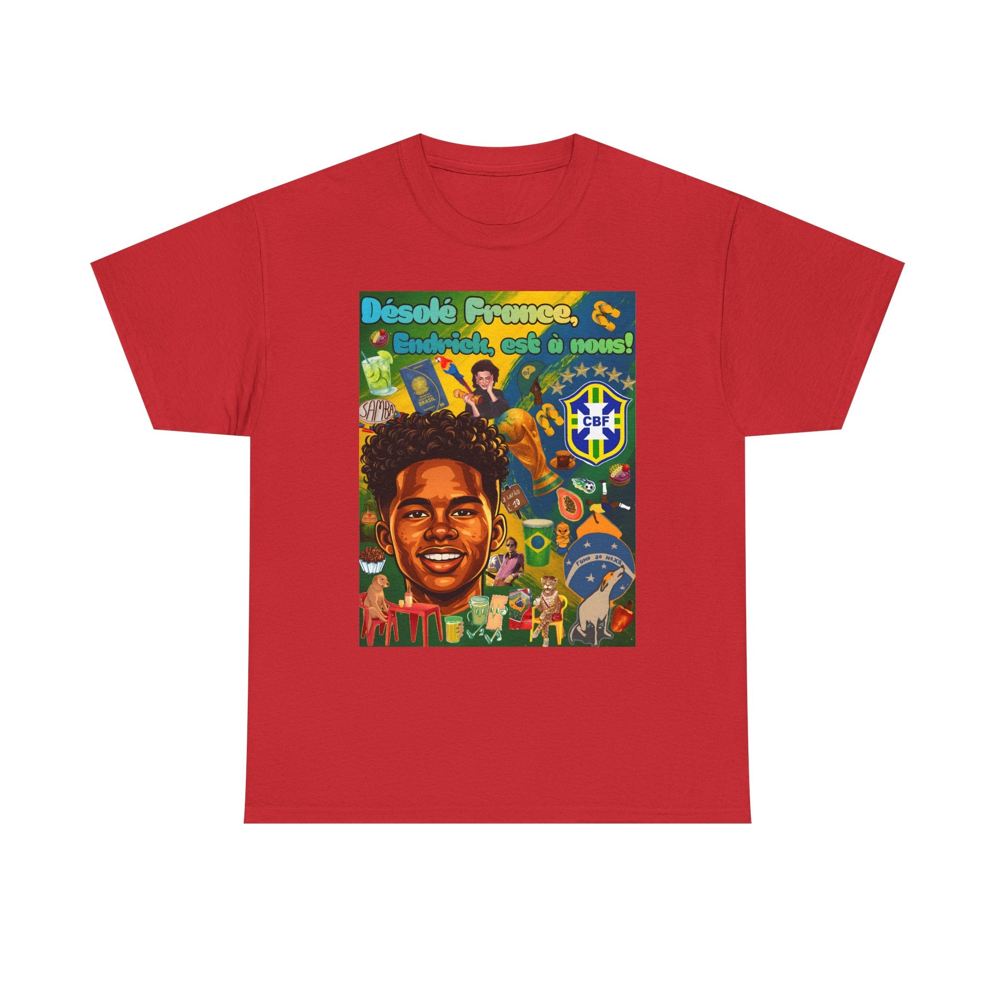 Unisex 100% Algodão OEKO-TEX®  | Brasil x França