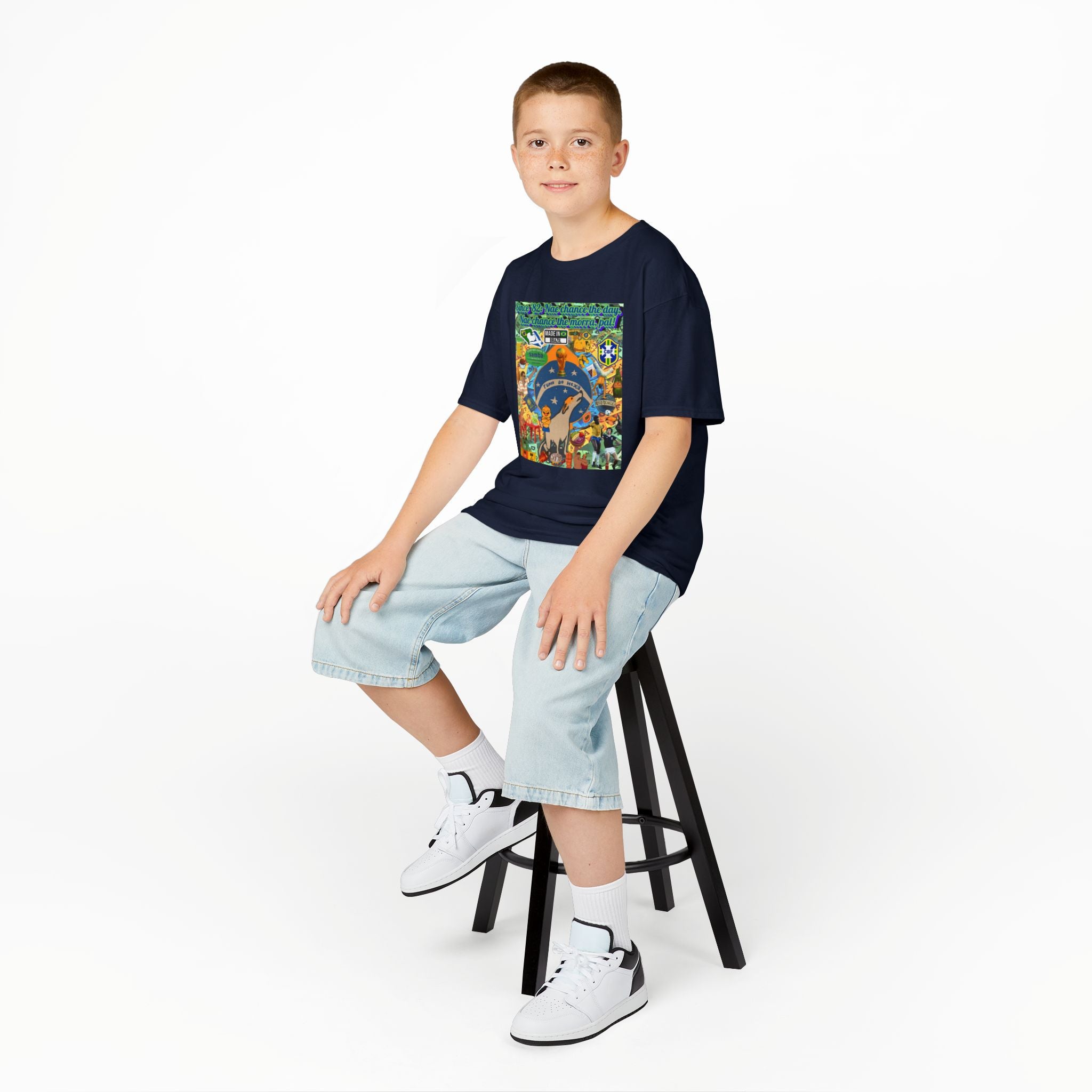 Unisex Kids 100% Algodão- Brasil x Escócia