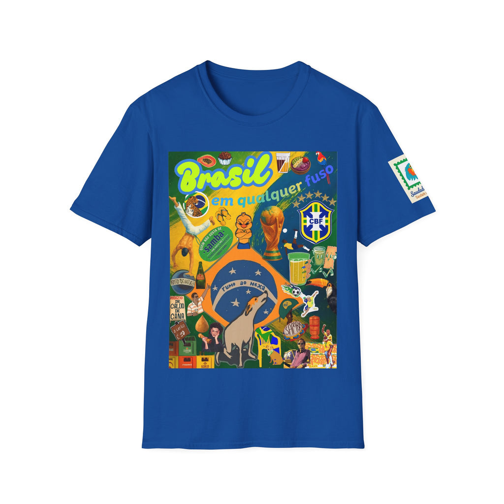 Unisex Graphic T-Shirt | Brasil em qualquer fuso.
