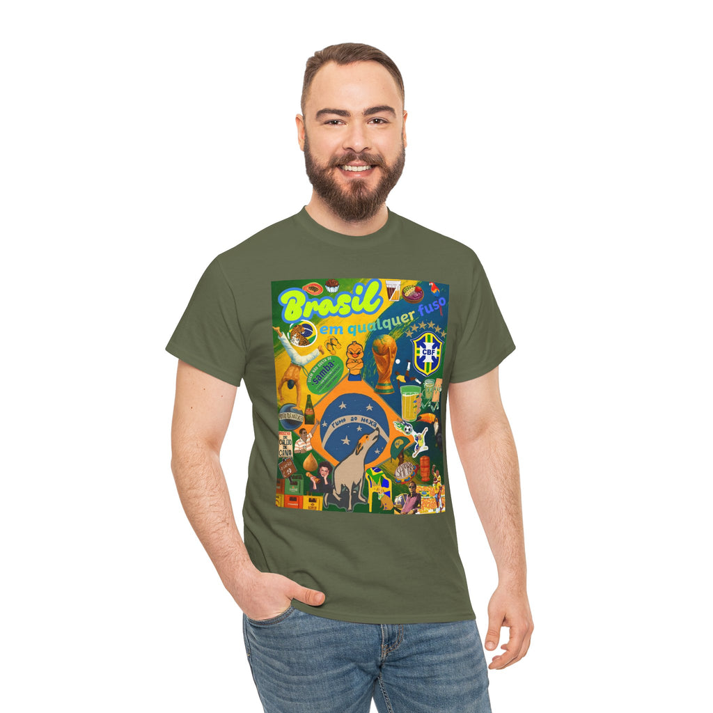 Unisex 100% Algodão OEKO-TEX®  | Brasil em qualquer fuso!