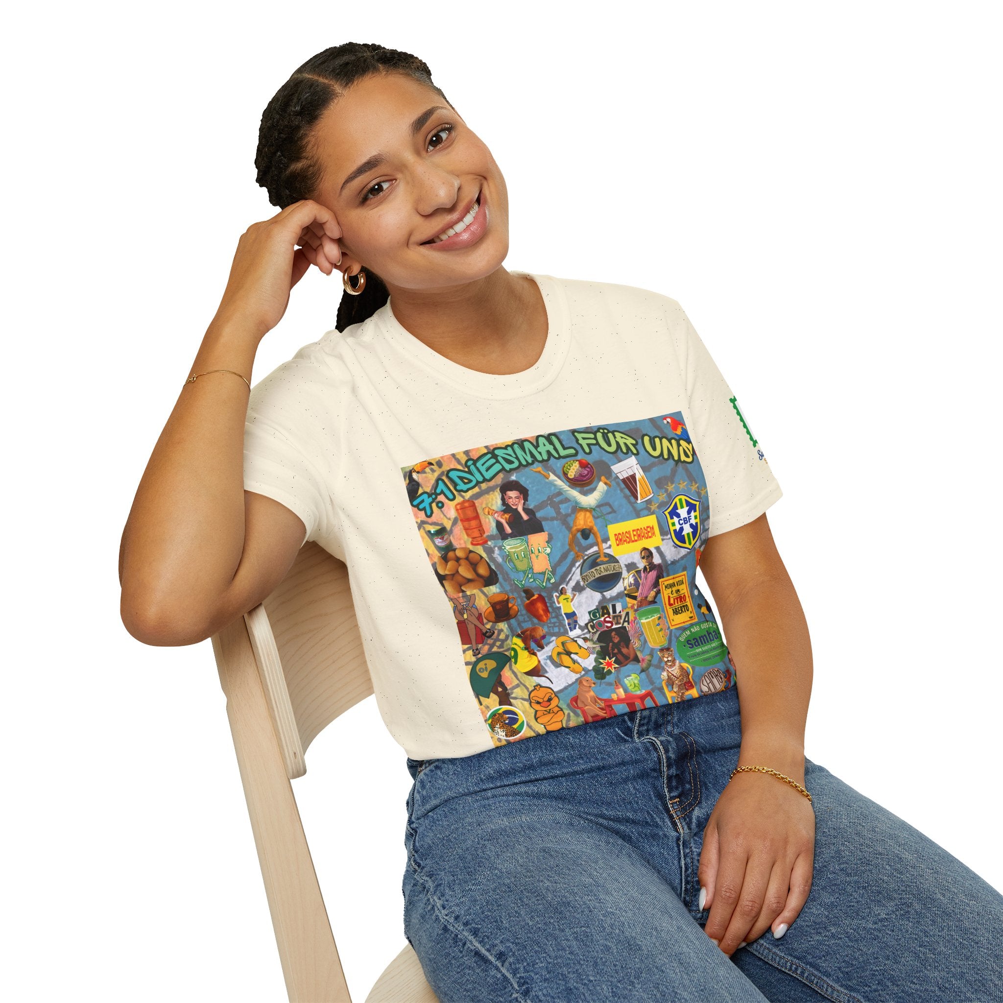 Unisex Graphic T-Shirt | Brasil x Alemanha