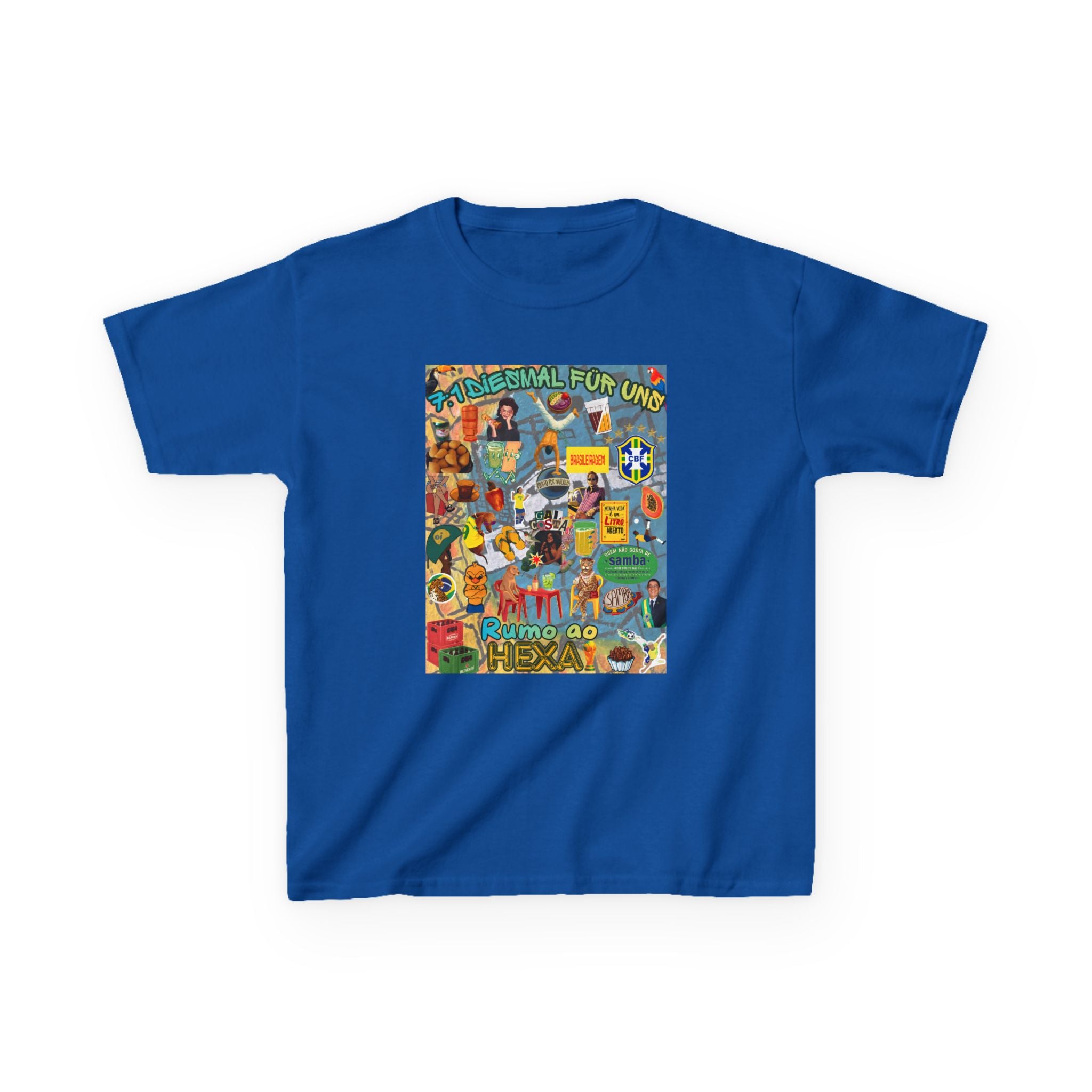 Unisex Kids 100% Algodão | Brasil x Alemanha