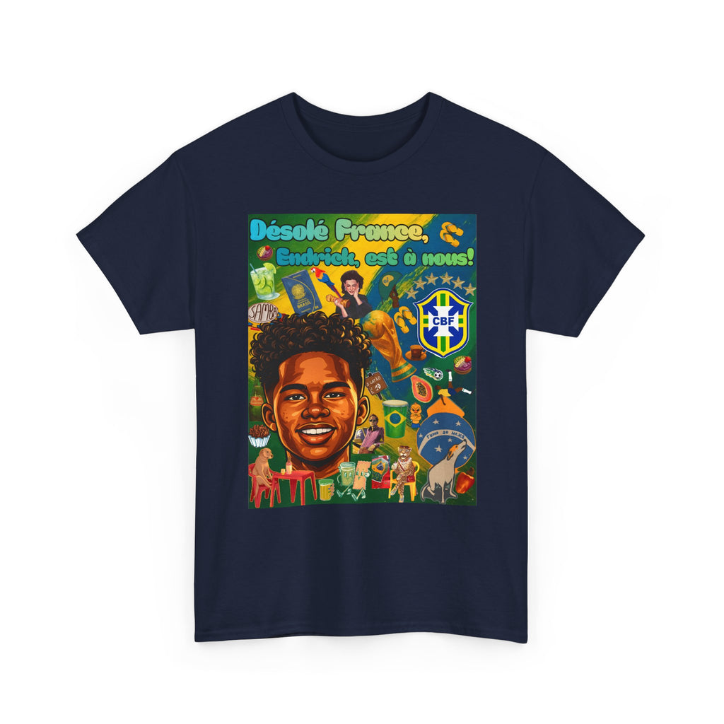 Unisex 100% Algodão OEKO-TEX®  | Brasil x França