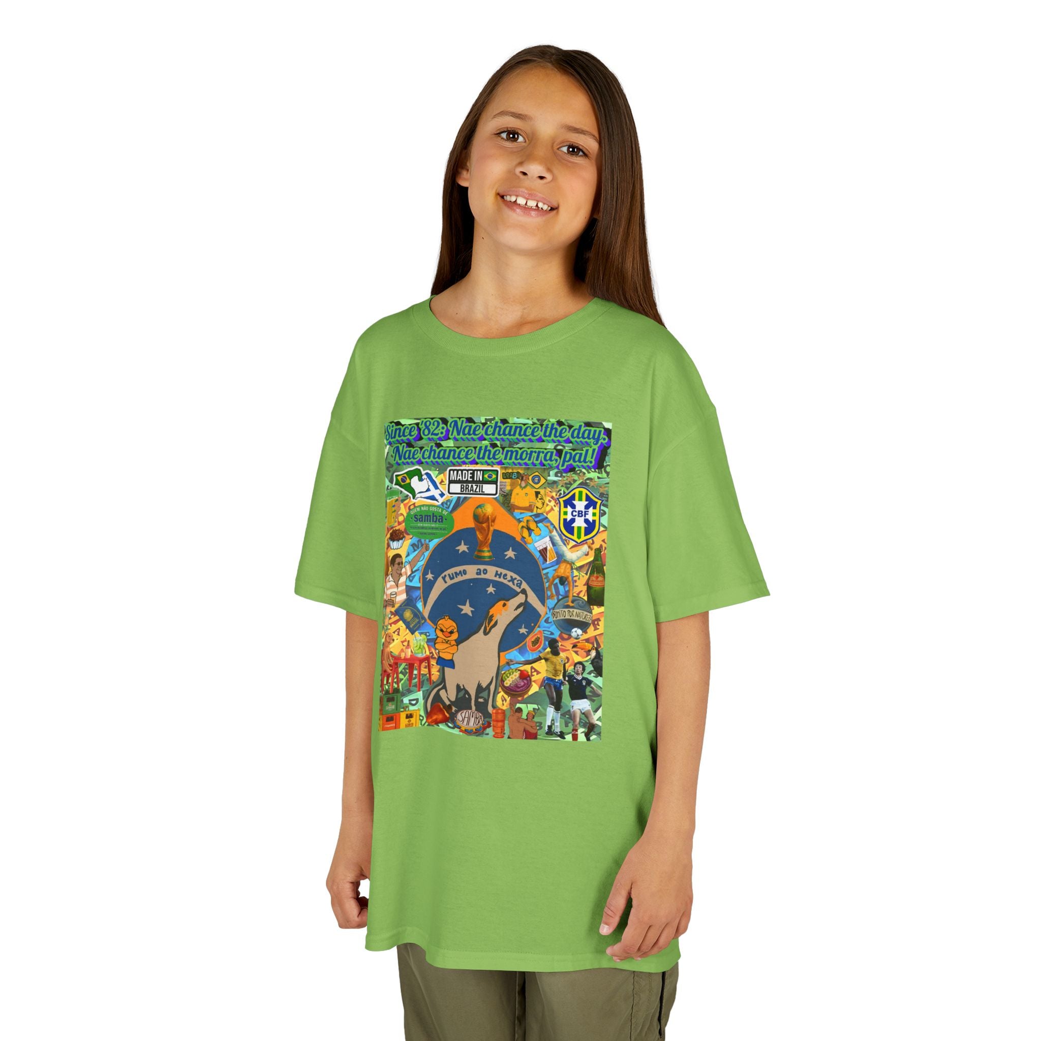 Unisex Kids 100% Algodão- Brasil x Escócia