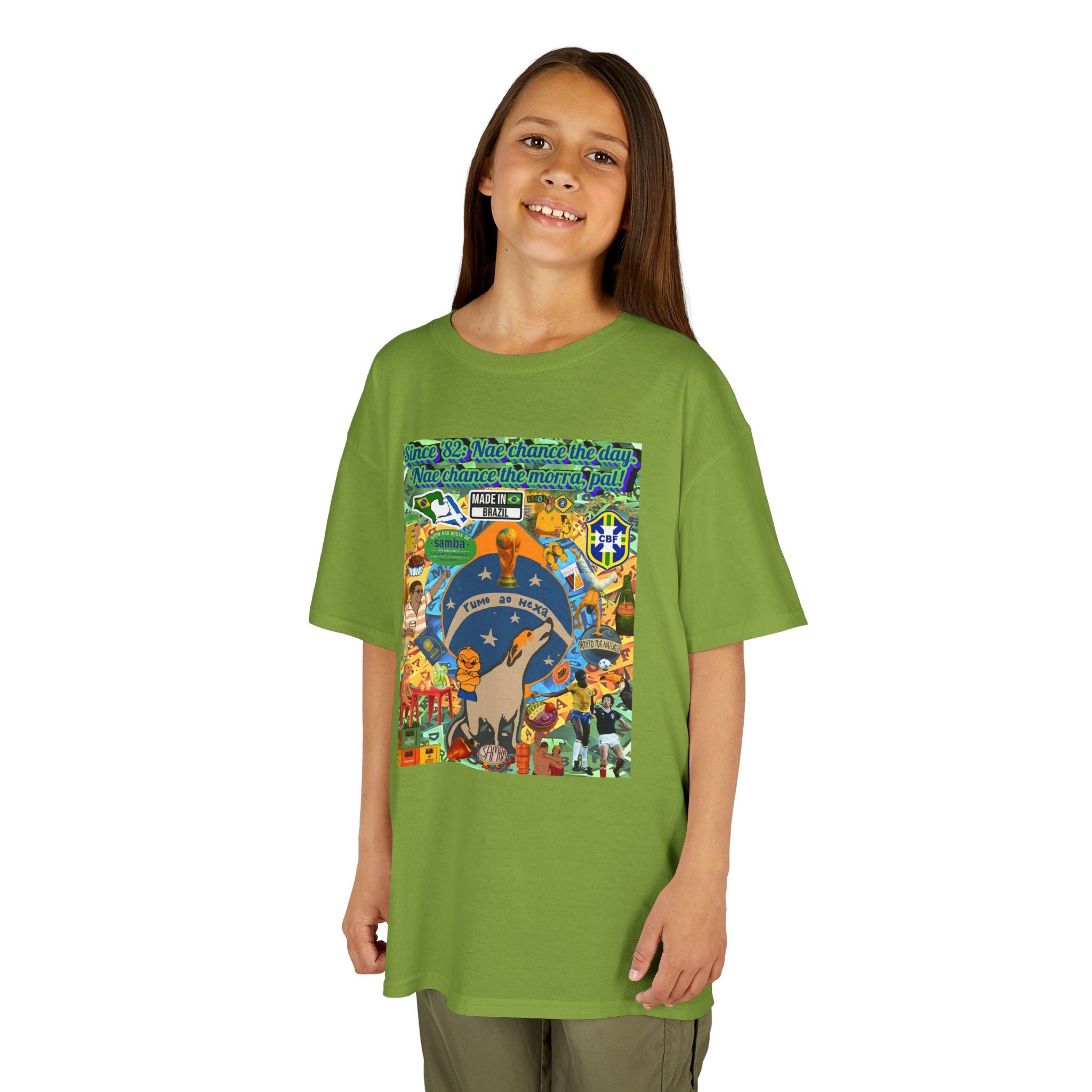 Unisex Kids 100% Algodão- Brasil x Escócia