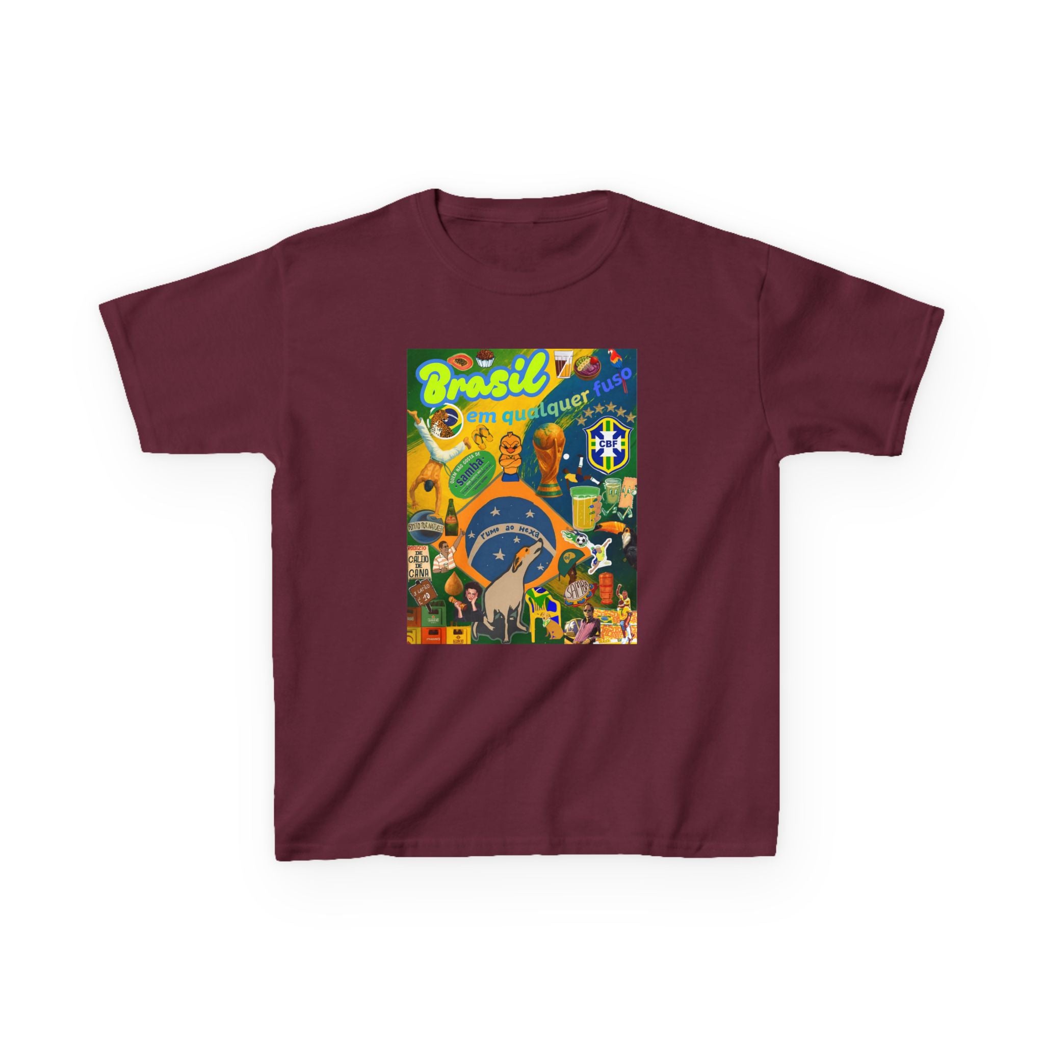 Unisex Kids 100% Algodão | Brasil em qualquer fuso!