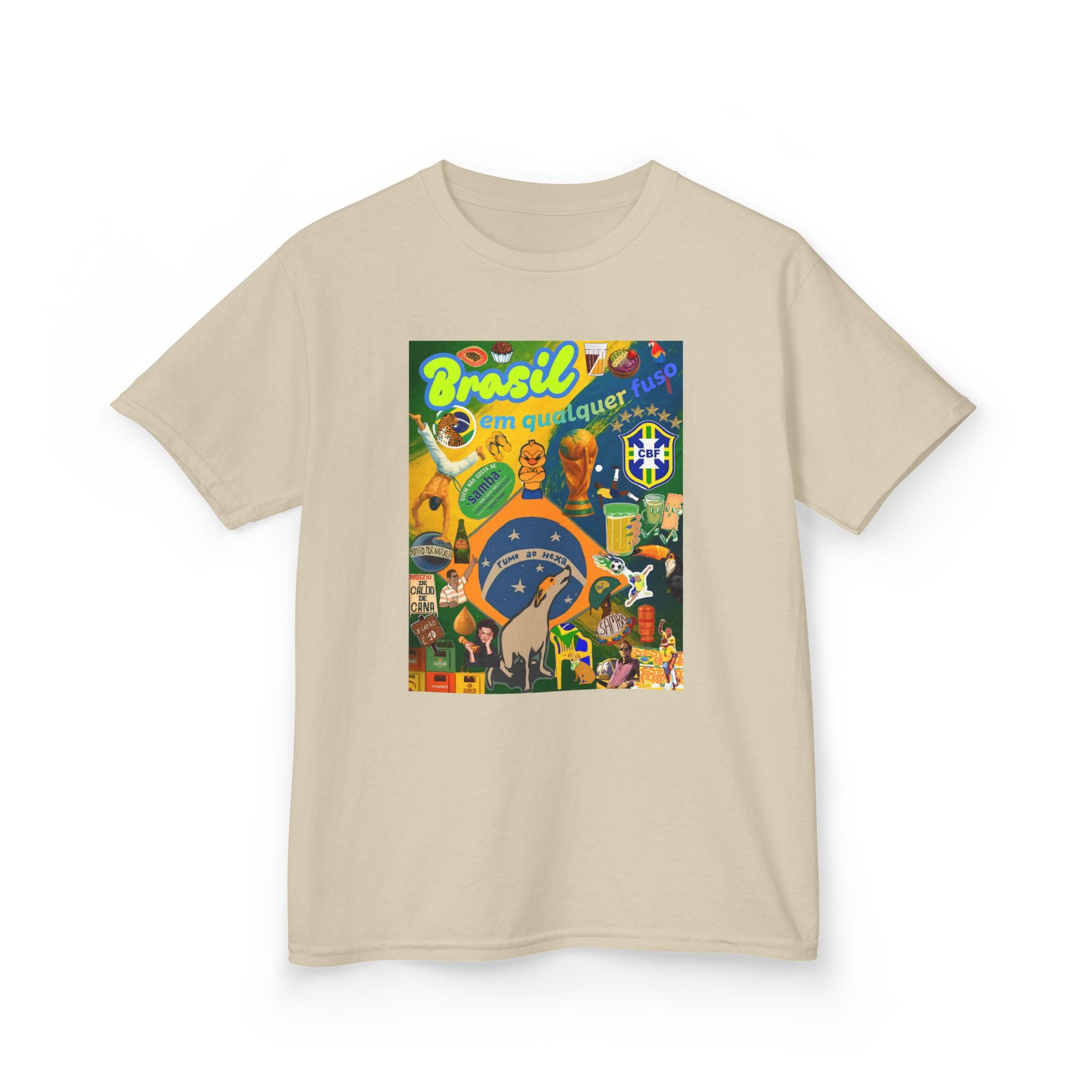 Unisex Kids 100% Algodão | Brasil em qualquer fuso!
