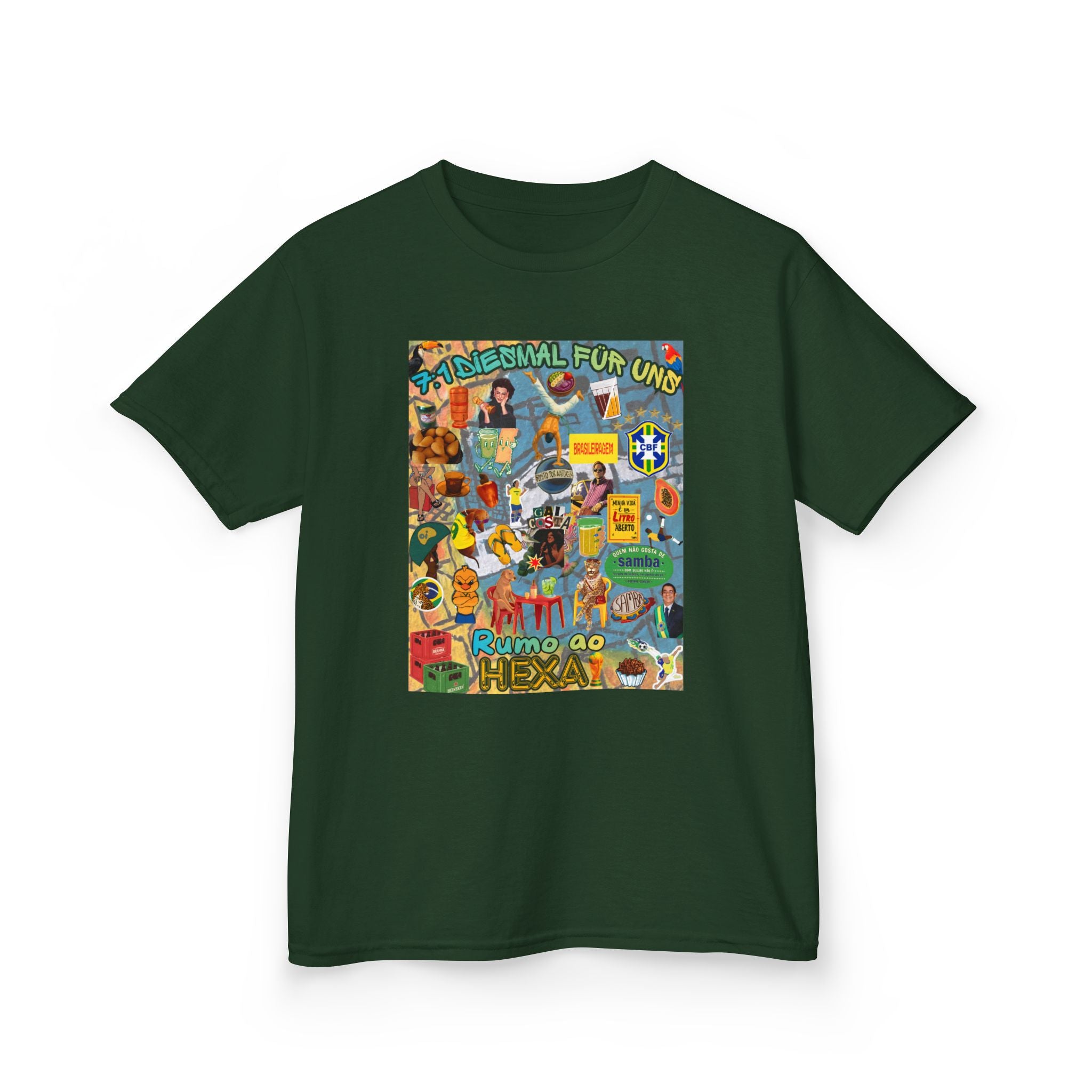 Unisex Kids 100% Algodão | Brasil x Alemanha