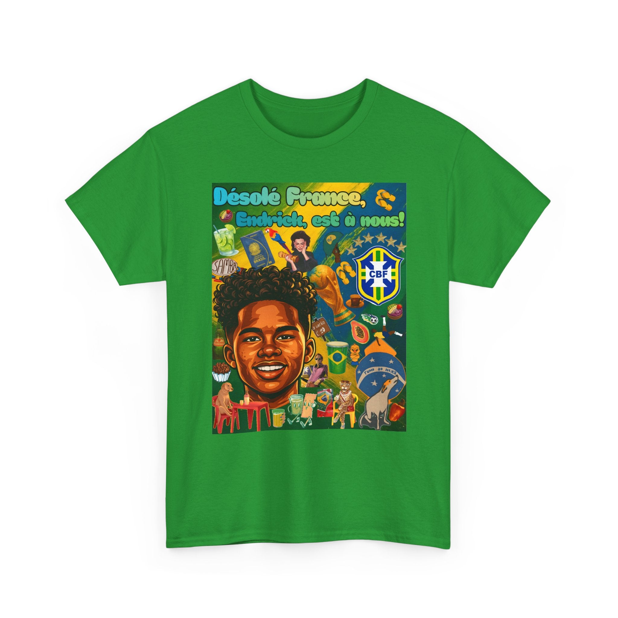 Unisex 100% Algodão OEKO-TEX®  | Brasil x França