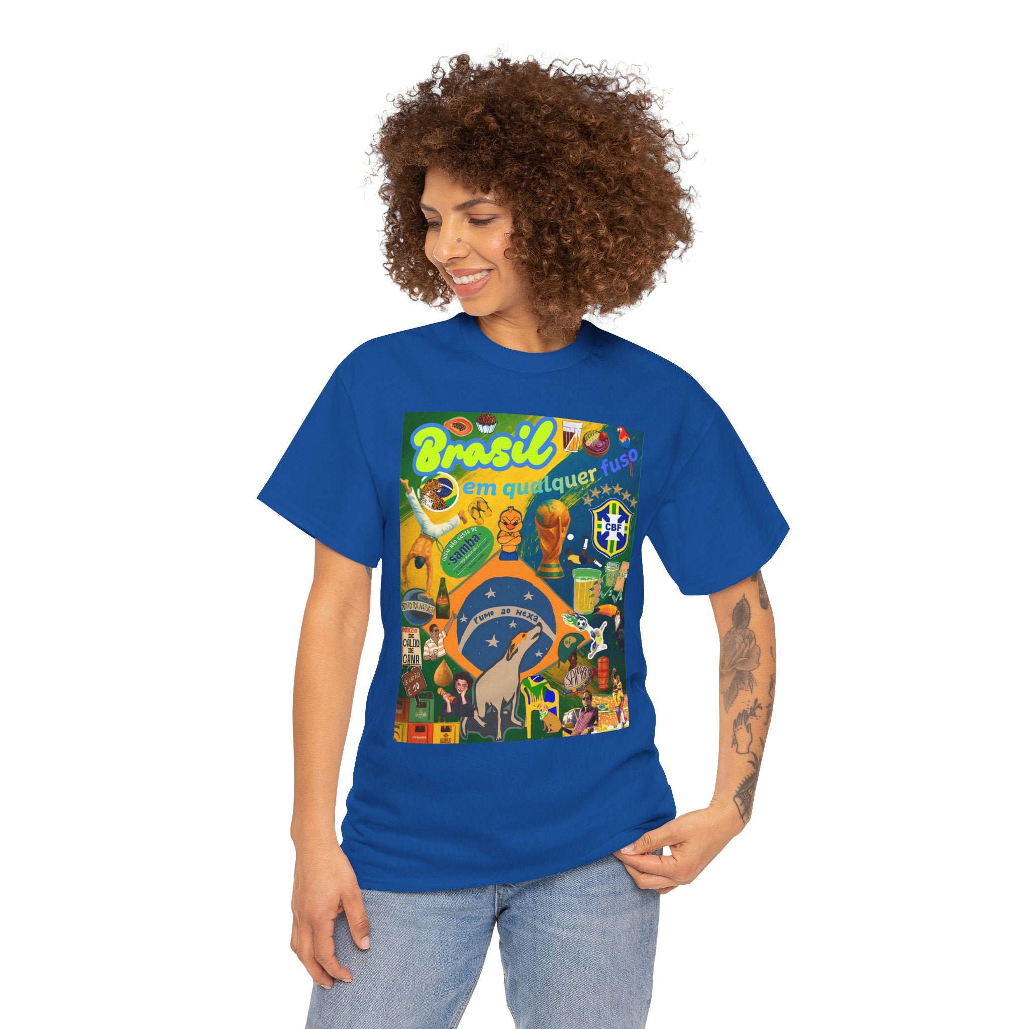 Unisex 100% Algodão OEKO-TEX®  | Brasil em qualquer fuso!