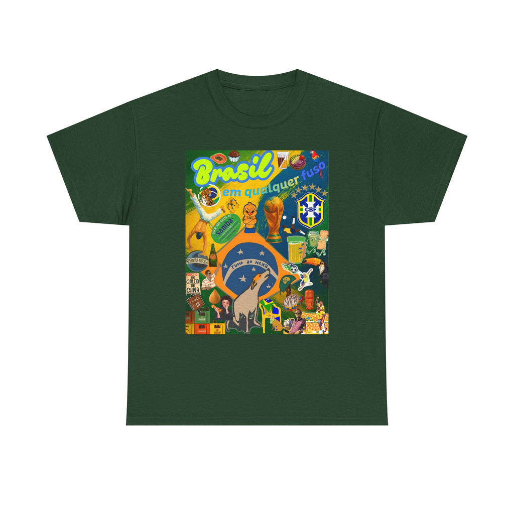 Unisex 100% Algodão OEKO-TEX®  | Brasil em qualquer fuso!