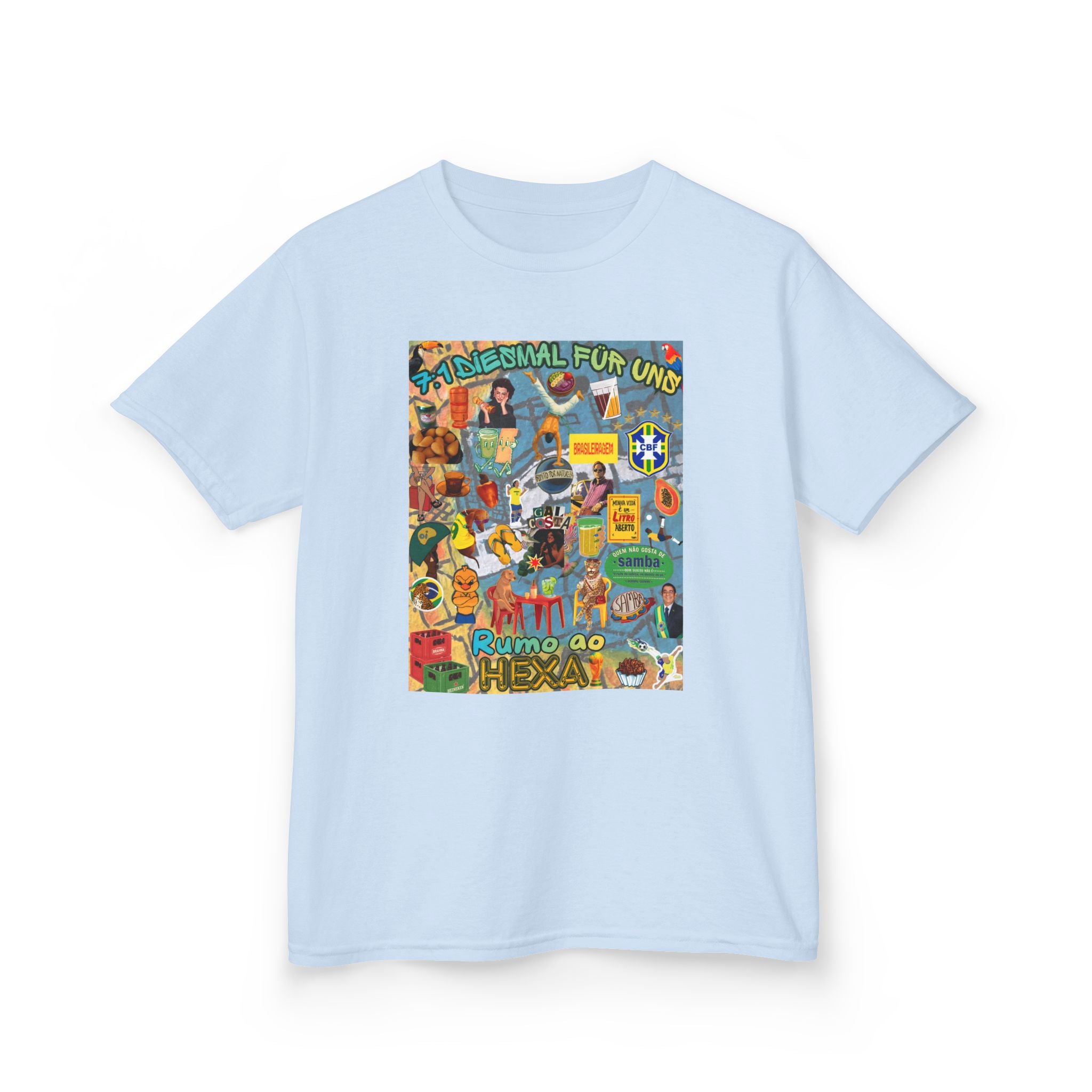 Unisex Kids 100% Algodão | Brasil x Alemanha