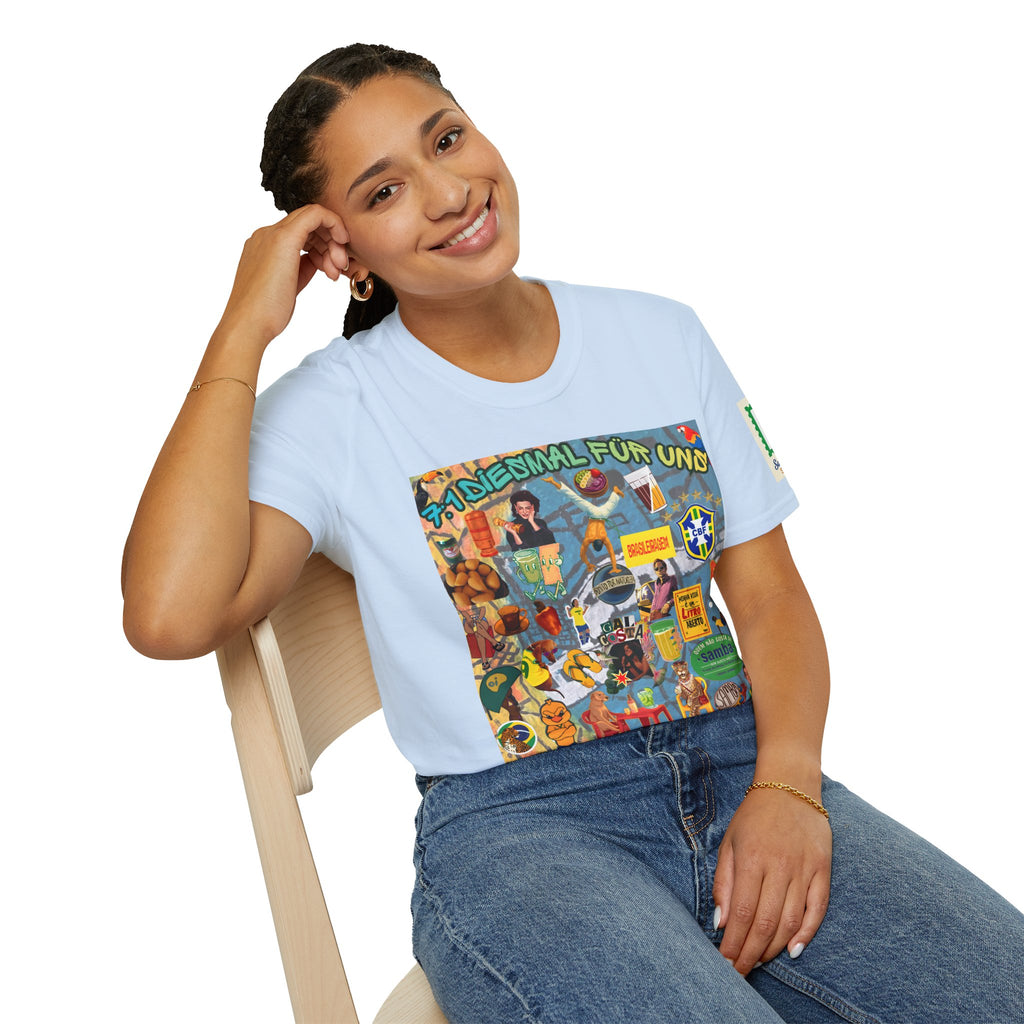 Unisex Graphic T-Shirt | Brasil x Alemanha