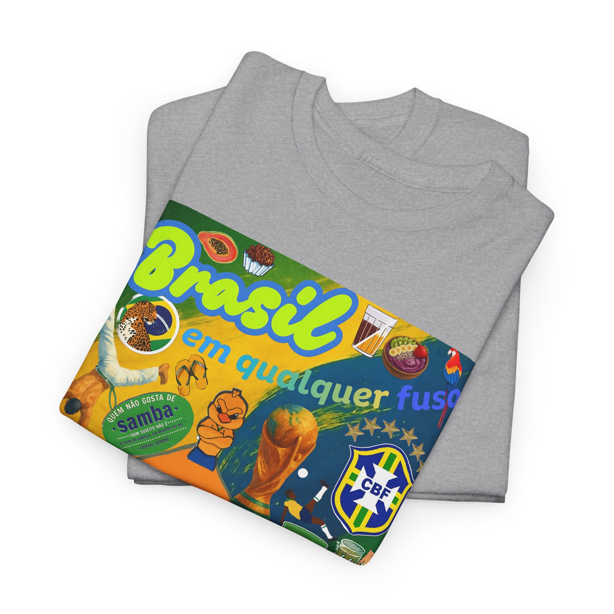 Unisex 100% Algodão OEKO-TEX®  | Brasil em qualquer fuso!