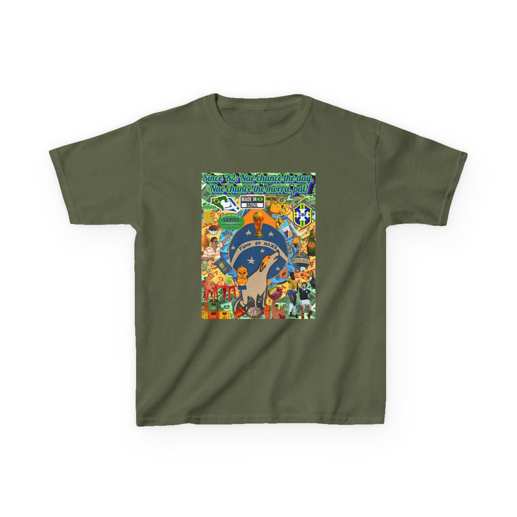 Unisex Kids 100% Algodão- Brasil x Escócia