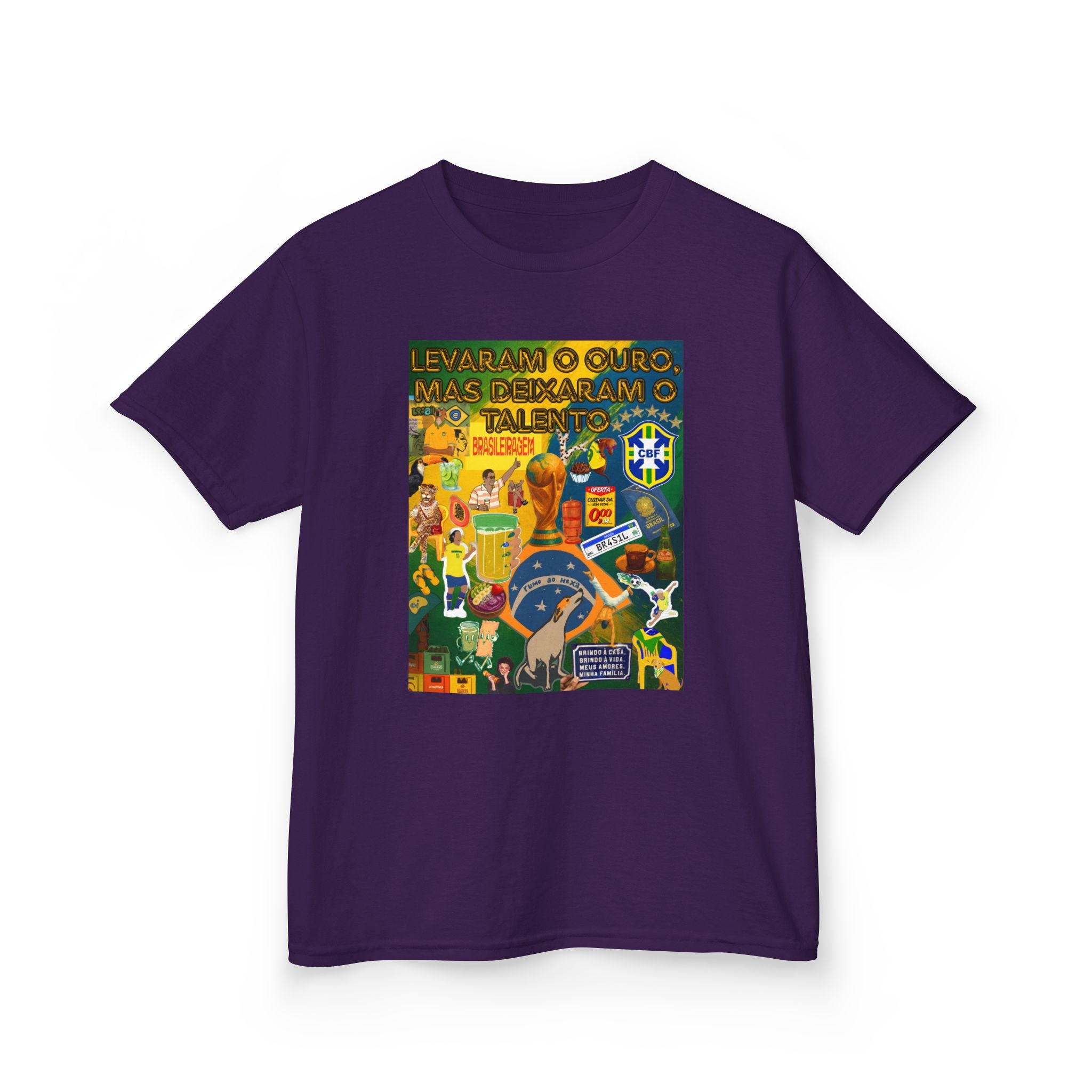 Unisex Kids 100% Algodão | Brasil x Portugal