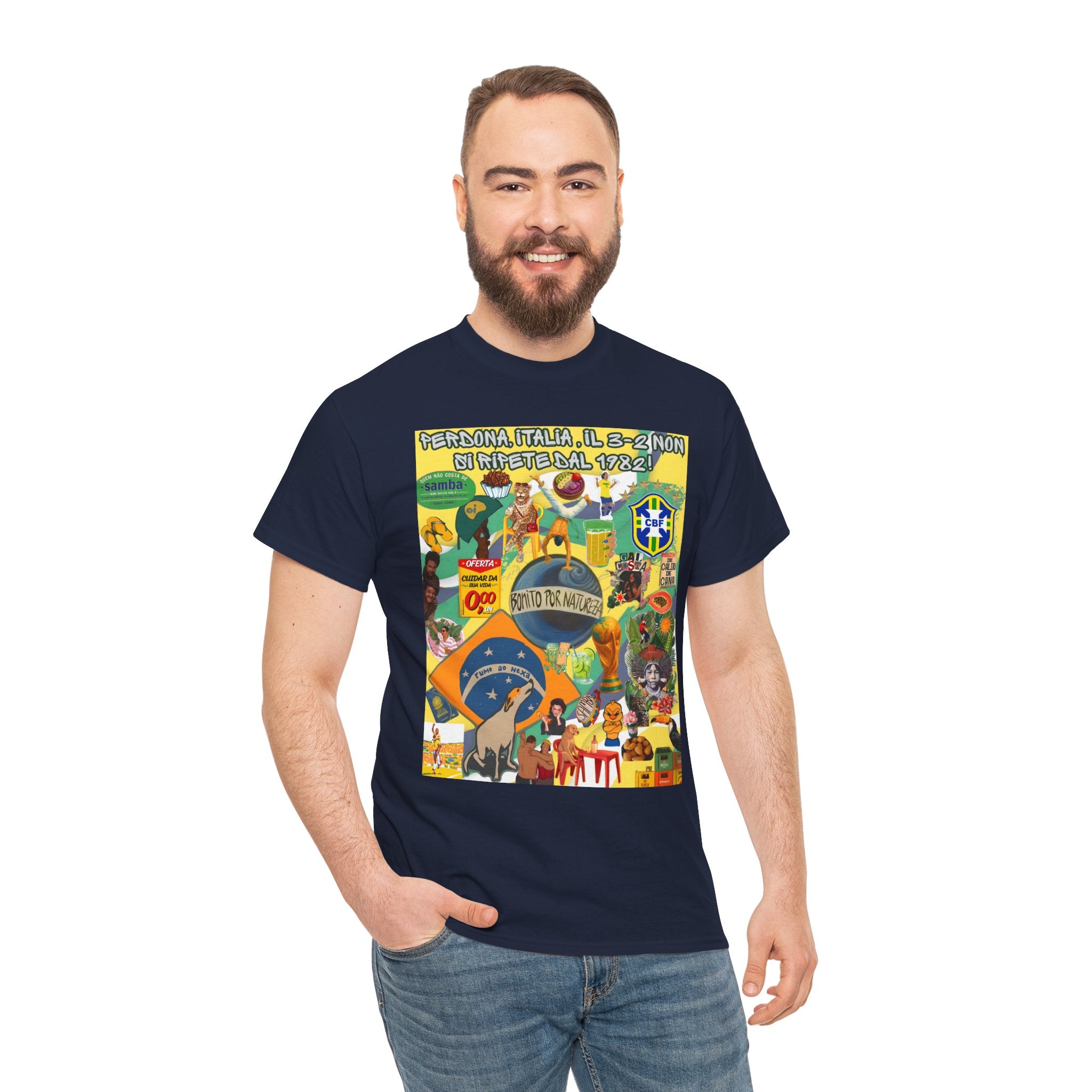 Unisex 100% Algodão OEKO-TEX® | Brasil x Itália