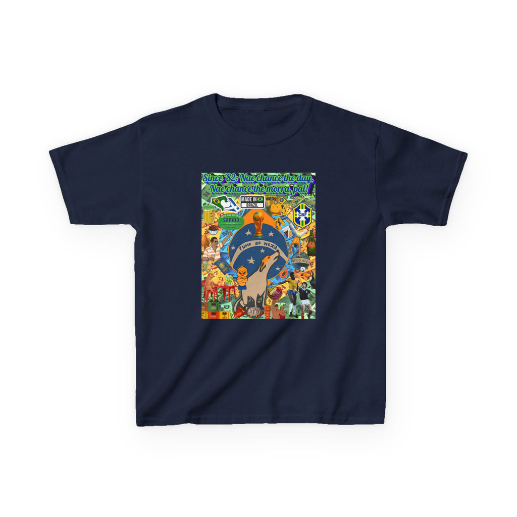 Unisex Kids 100% Algodão- Brasil x Escócia