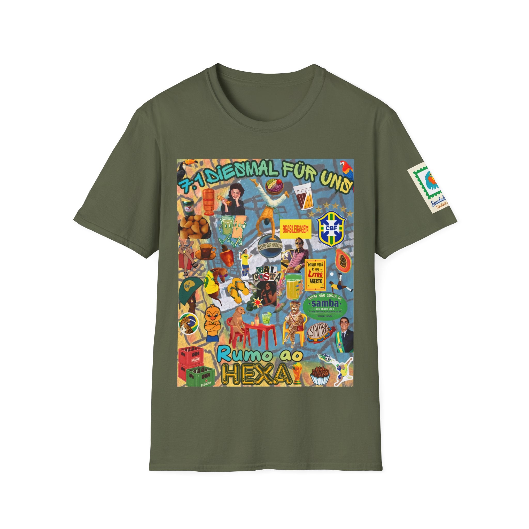 Unisex Graphic T-Shirt | Brasil x Alemanha