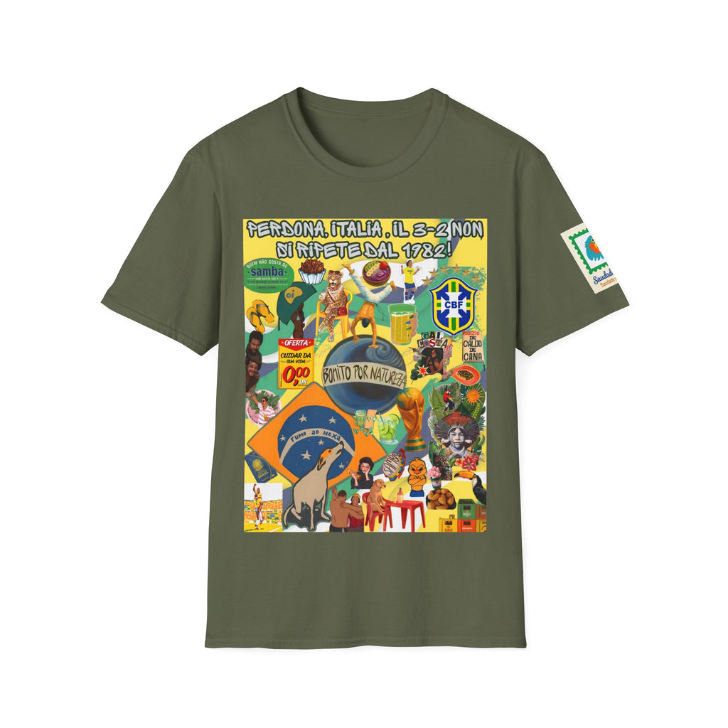 Unisex Graphic T-Shirt | Brasil x Itália