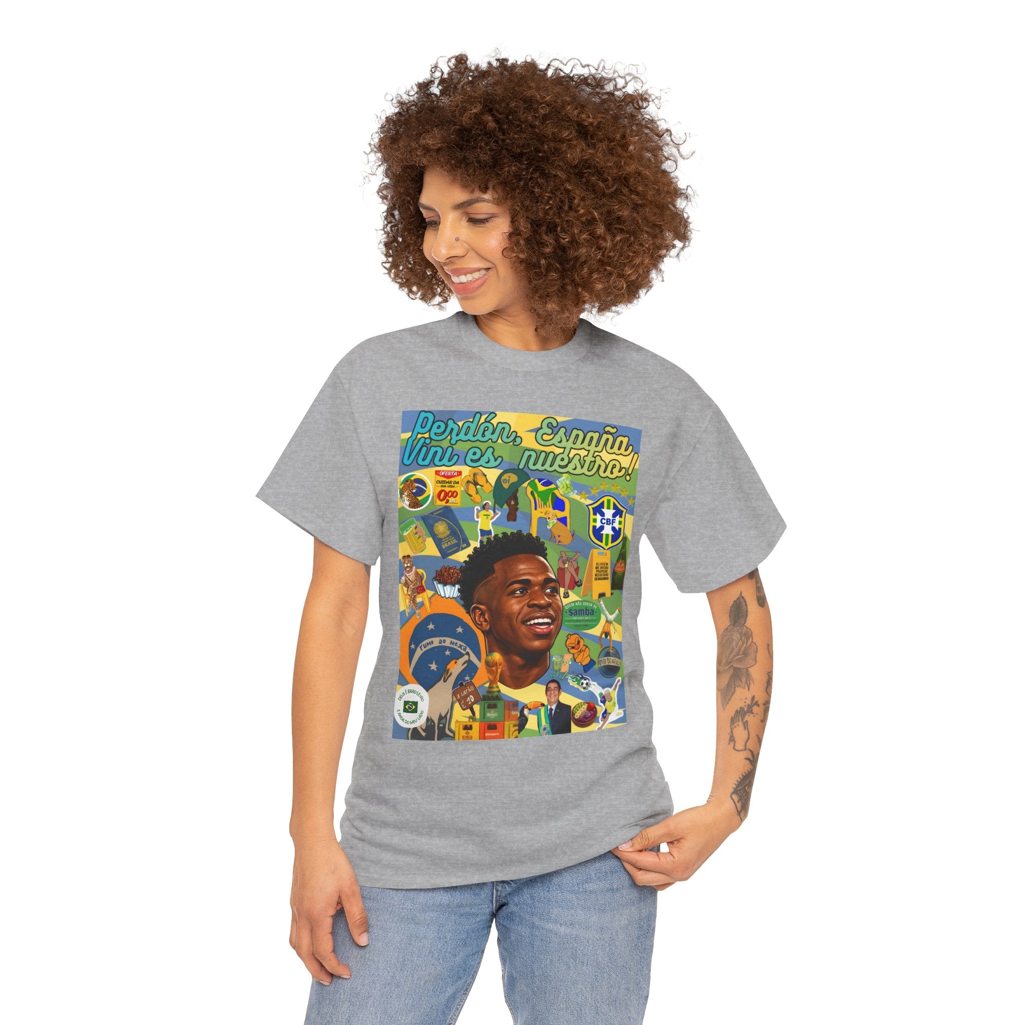 Unisex 100% Algodão OEKO-TEX®  | Brasil x Espanha
