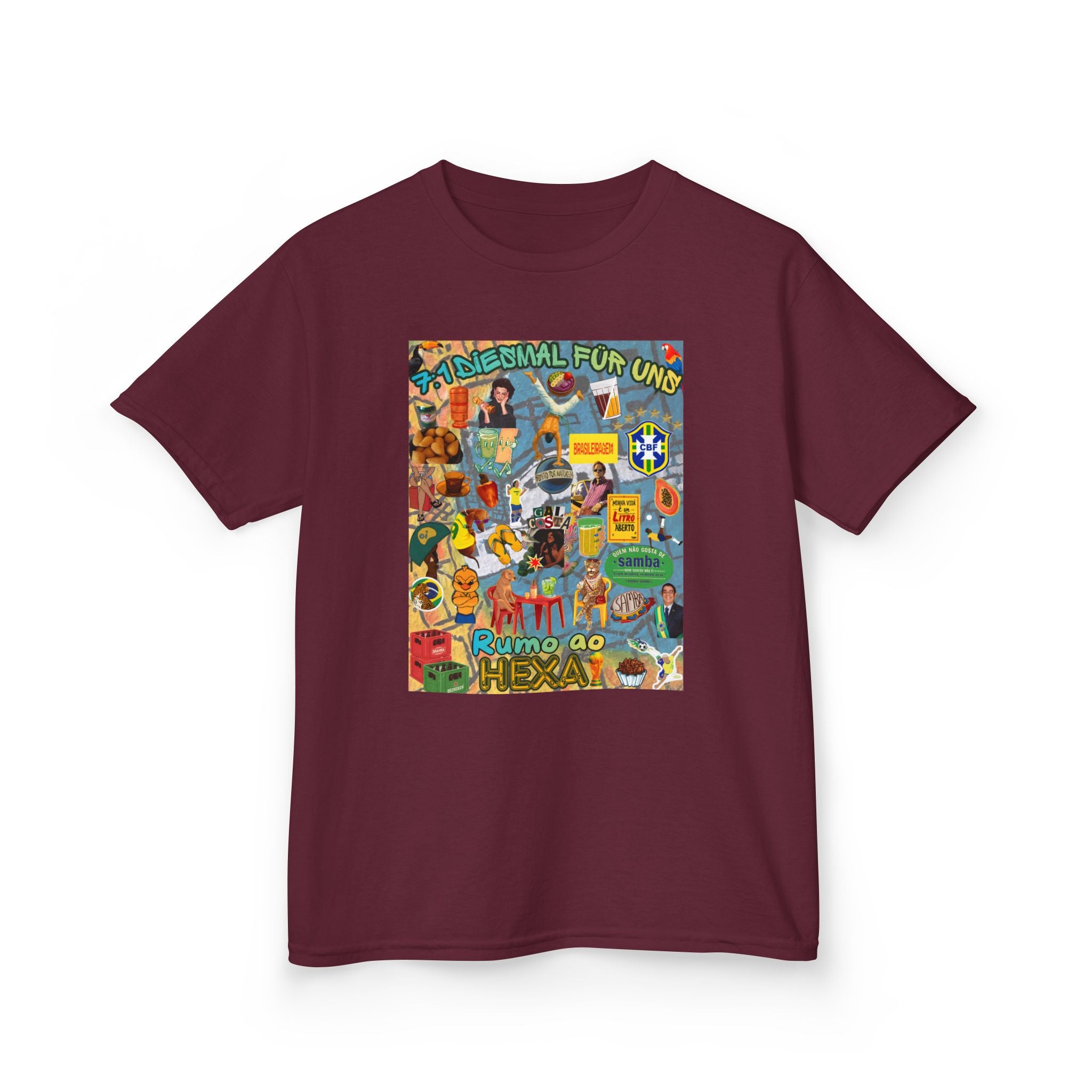 Unisex Kids 100% Algodão | Brasil x Alemanha