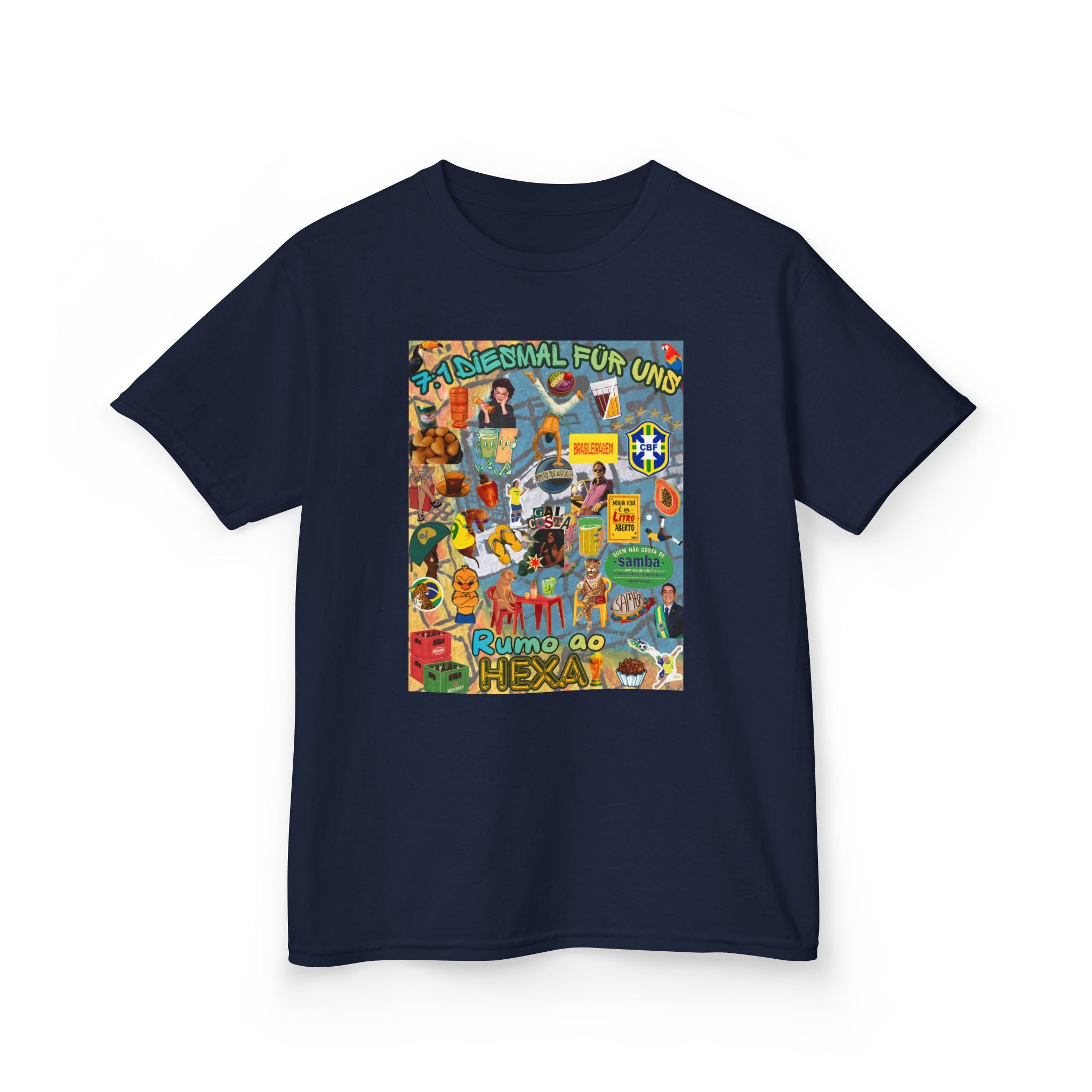 Unisex Kids 100% Algodão | Brasil x Alemanha
