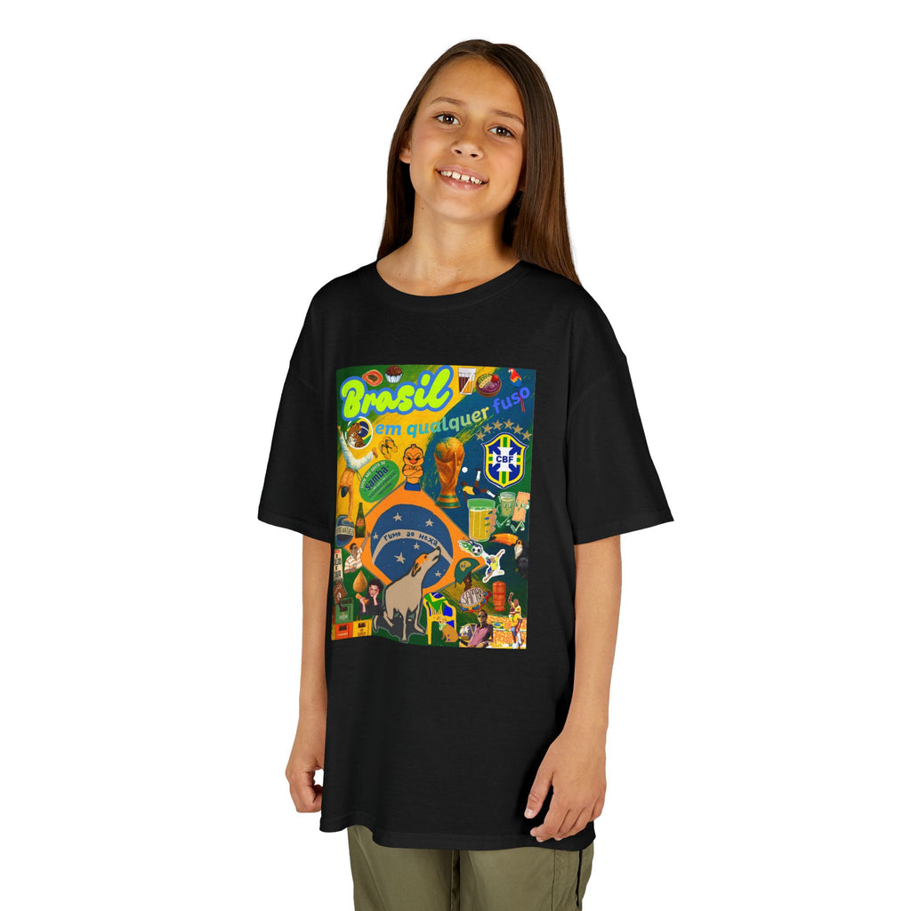 Unisex Kids 100% Algodão | Brasil em qualquer fuso!