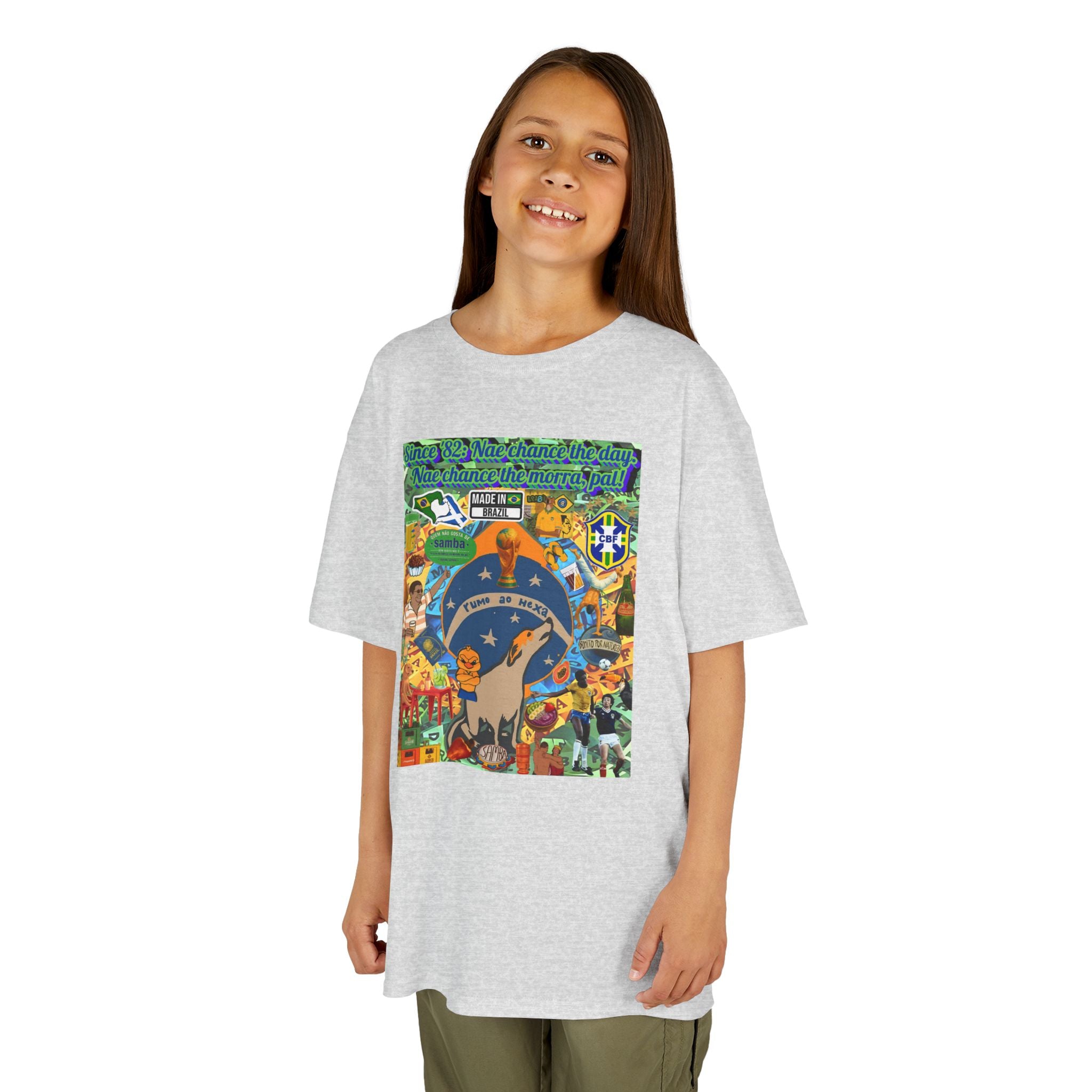 Unisex Kids 100% Algodão- Brasil x Escócia