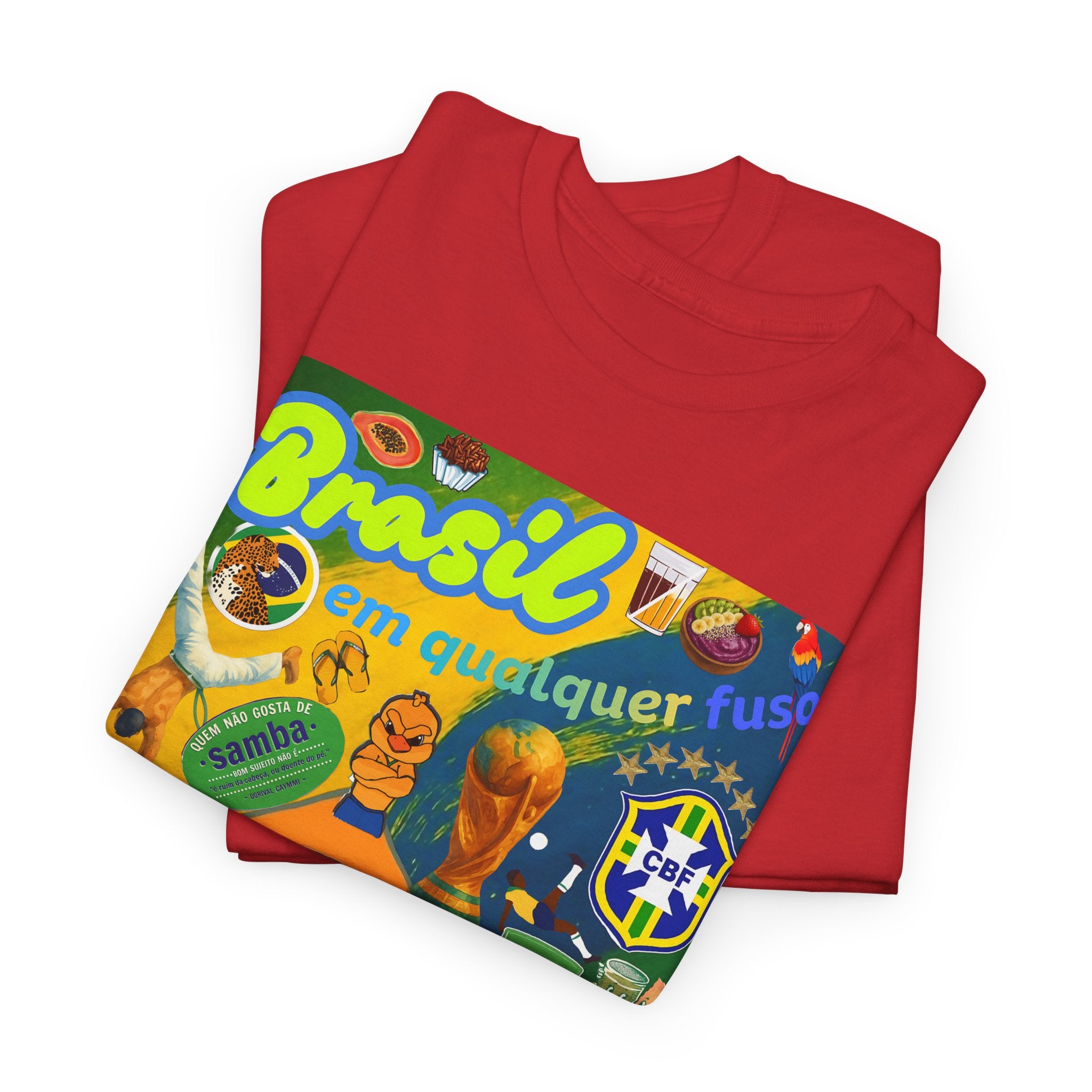 Unisex 100% Algodão OEKO-TEX®  | Brasil em qualquer fuso!