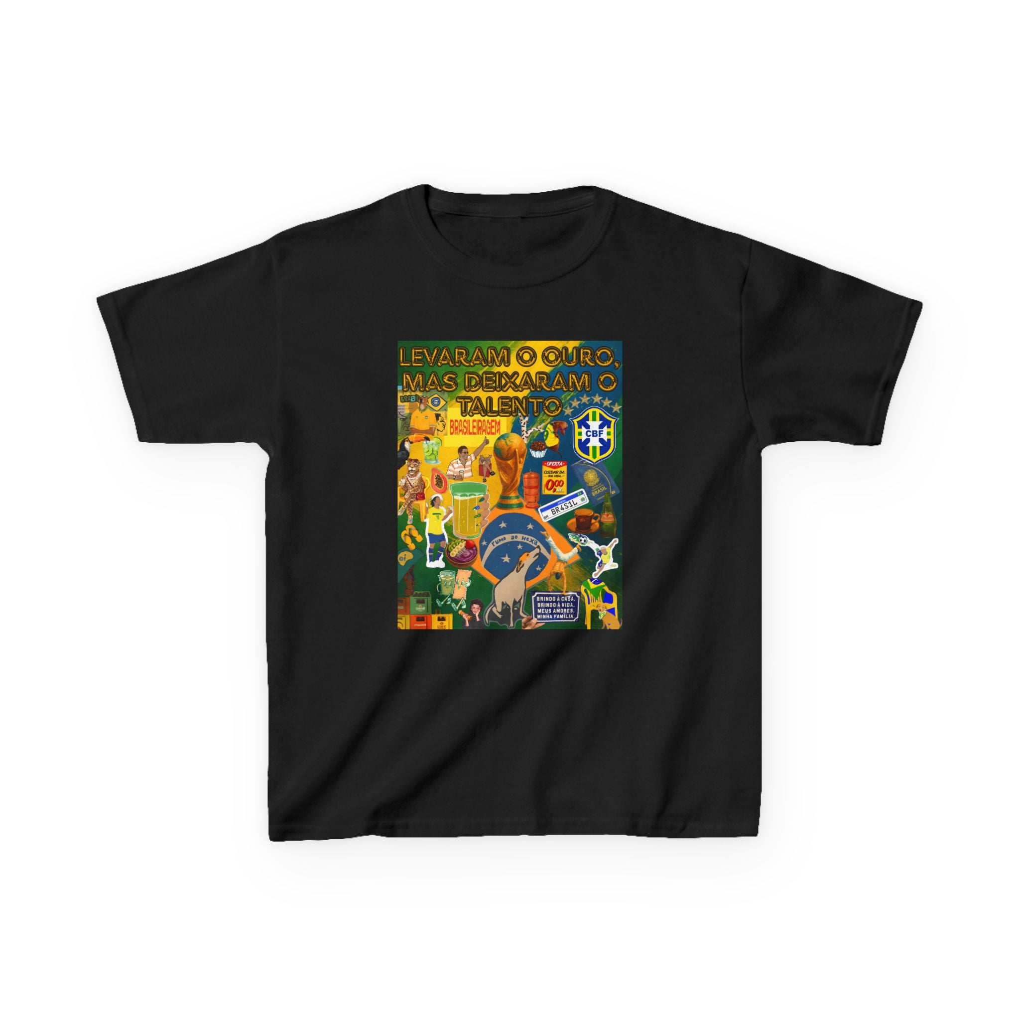 Unisex Kids 100% Algodão | Brasil x Portugal