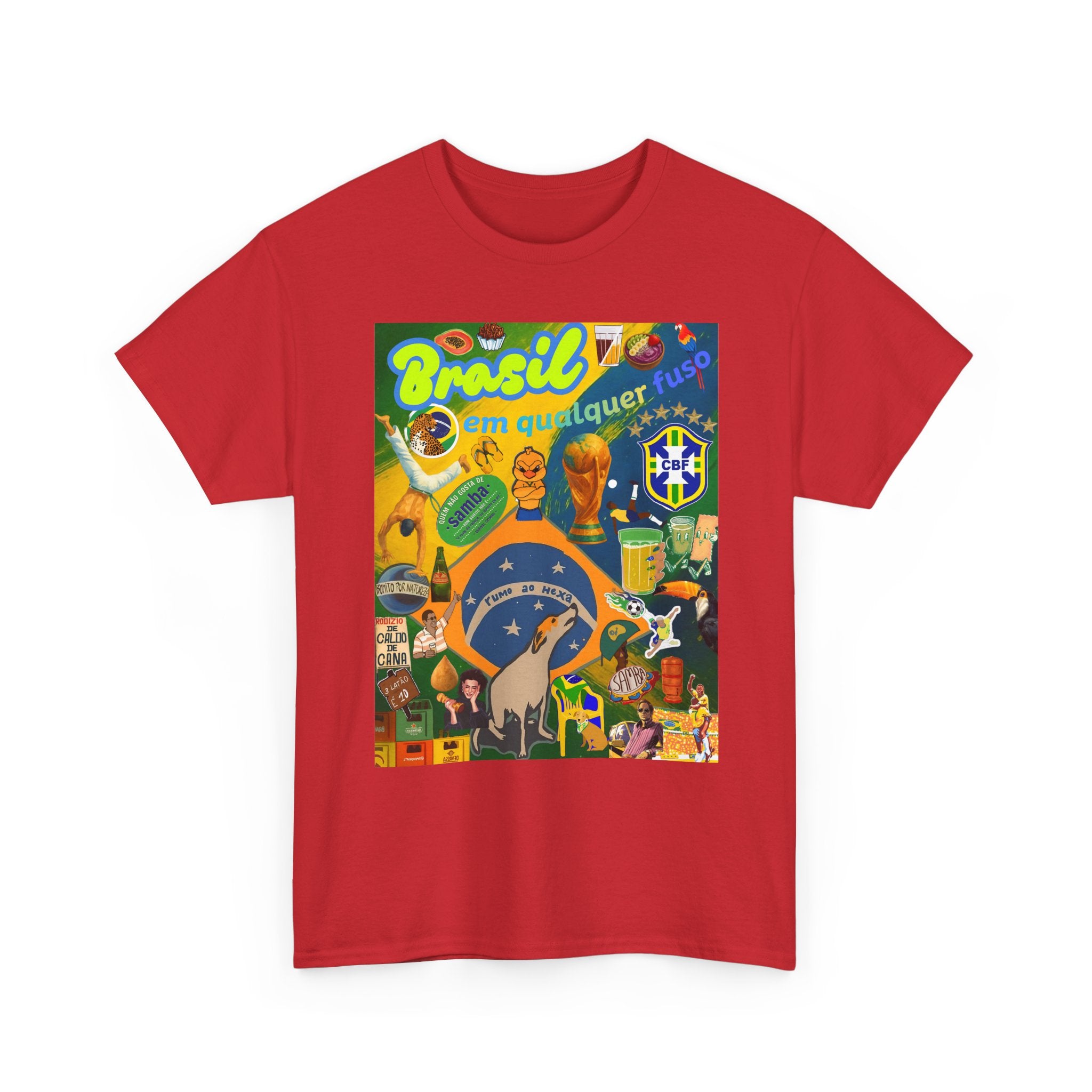 Unisex 100% Algodão OEKO-TEX®  | Brasil em qualquer fuso!
