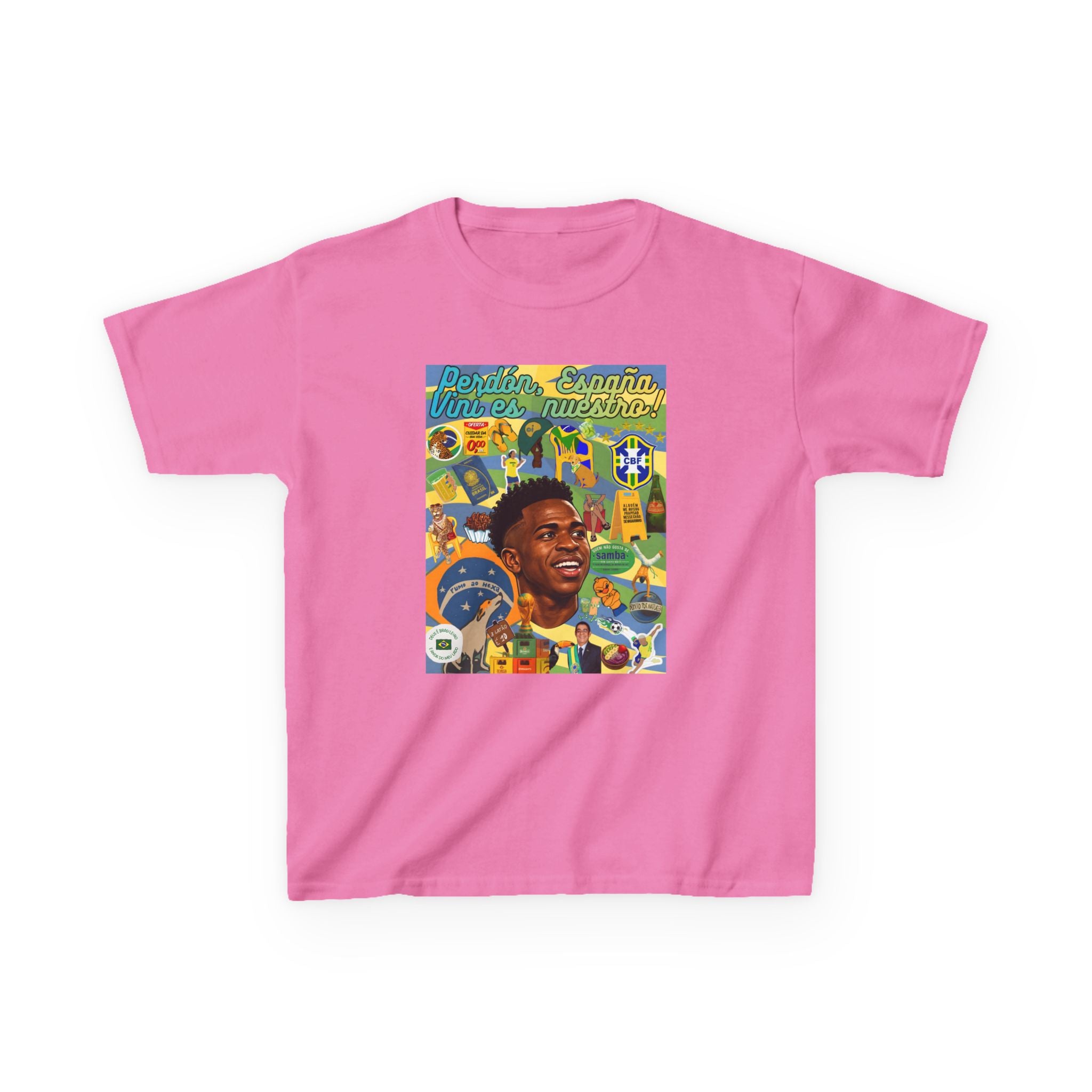Unisex Kids 100% Algodão | Brasil x Espanha