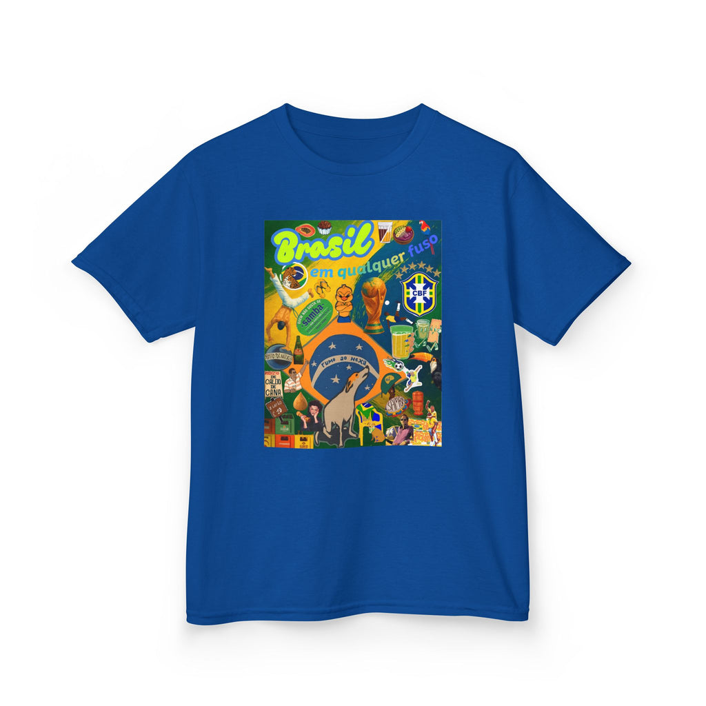 Unisex Kids 100% Algodão | Brasil em qualquer fuso!