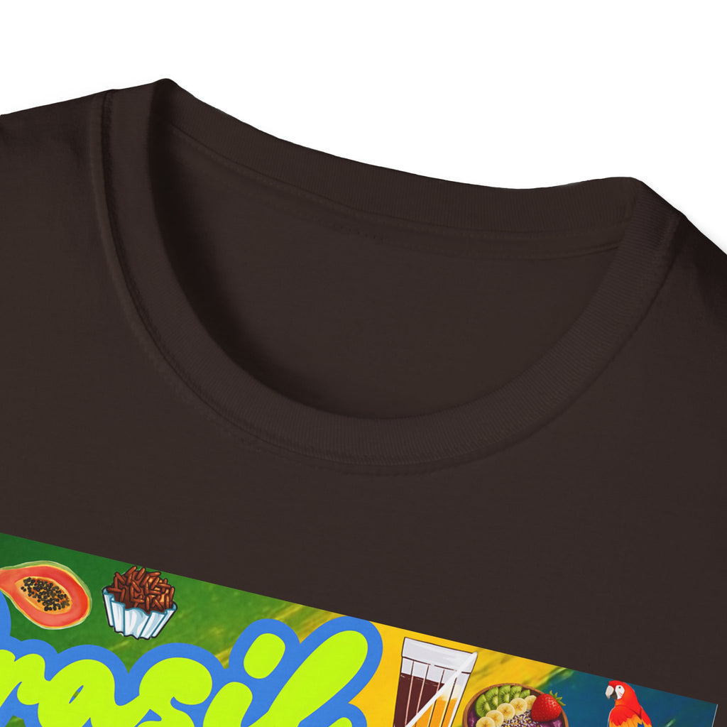 Unisex Graphic T-Shirt | Brasil em qualquer fuso.