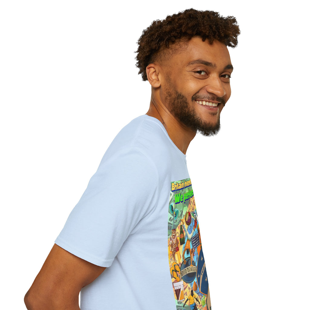 Unisex Graphic T-Shirt | Brasil x Britain - O jogo nasceu lá, mas o Brasil o elevou a outro patamar!