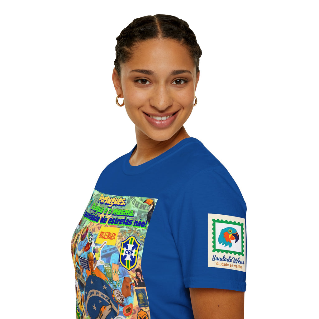 Unisex Graphic T-Shirt | Brasil x Portugal- Quantidade de estrelas!