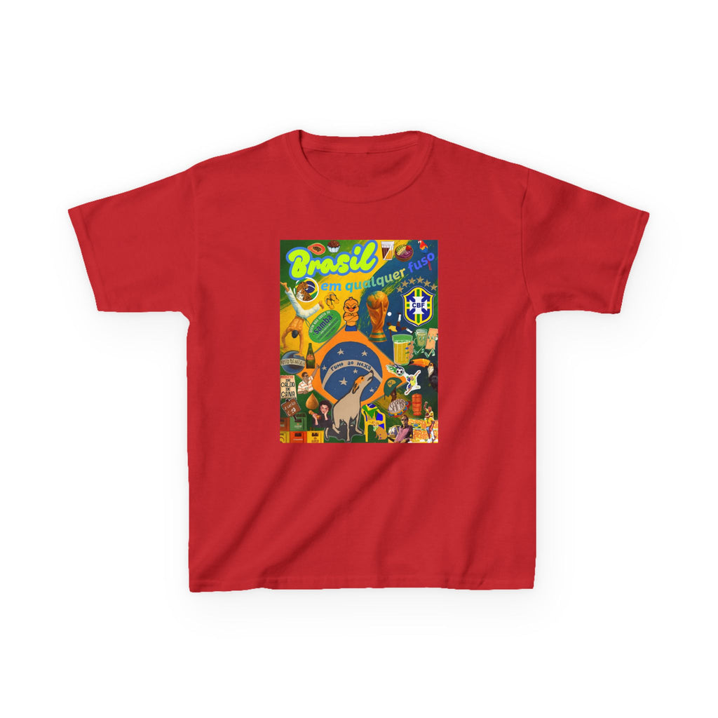 Unisex Kids 100% Algodão | Brasil em qualquer fuso!