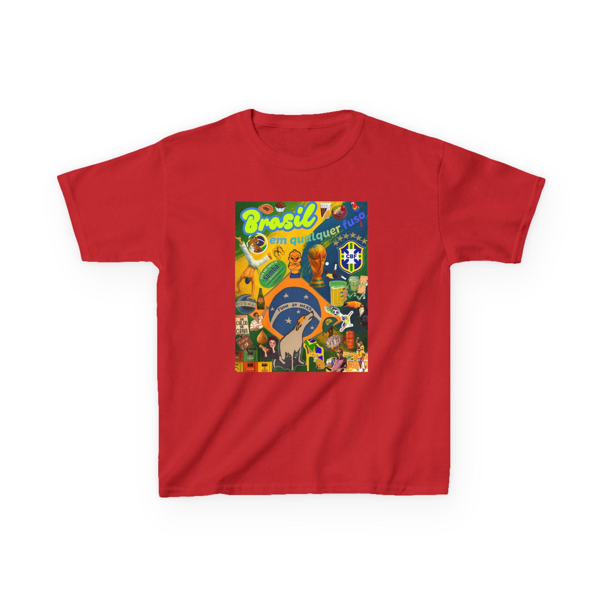 Unisex Kids 100% Algodão | Brasil em qualquer fuso!