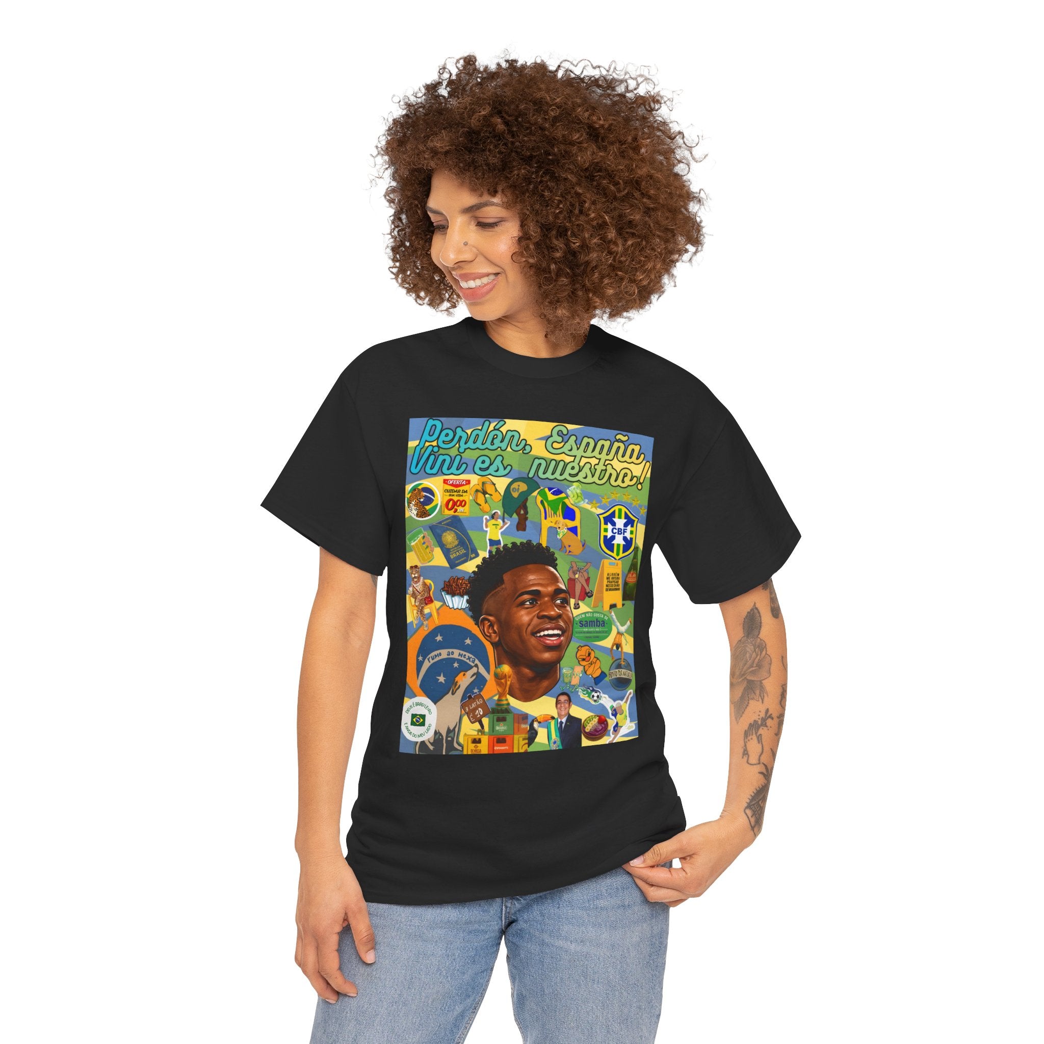 Unisex 100% Algodão OEKO-TEX®  | Brasil x Espanha