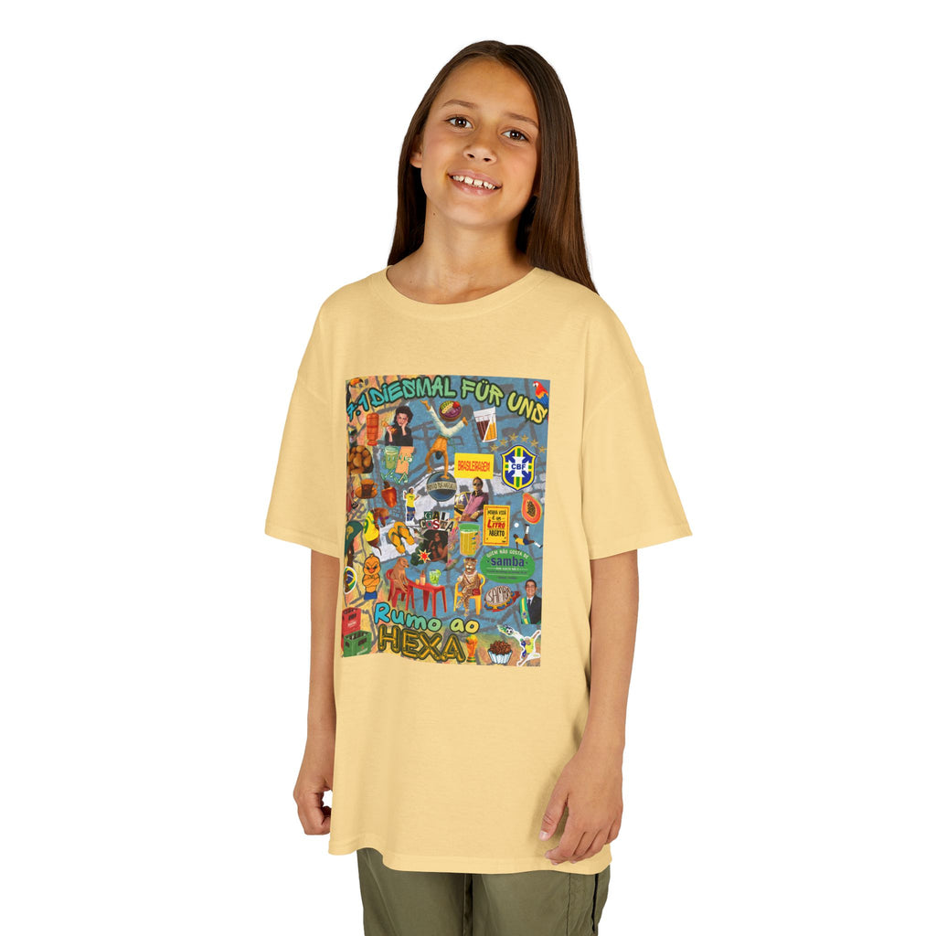 Unisex Kids 100% Algodão | Brasil x Alemanha
