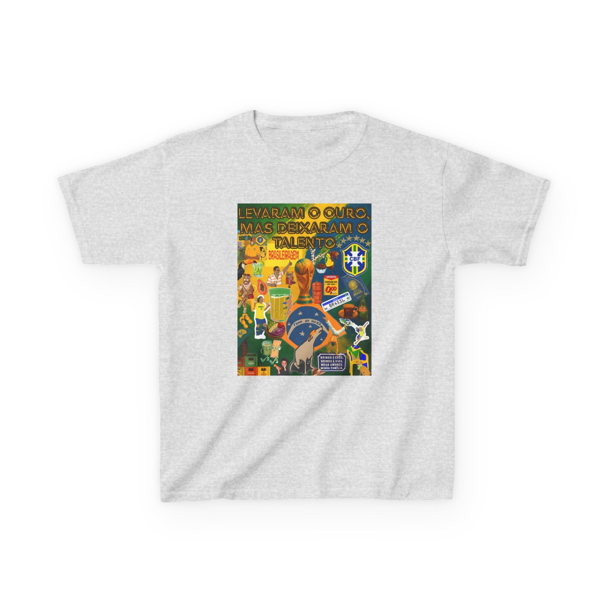 Unisex Kids 100% Algodão | Brasil x Portugal