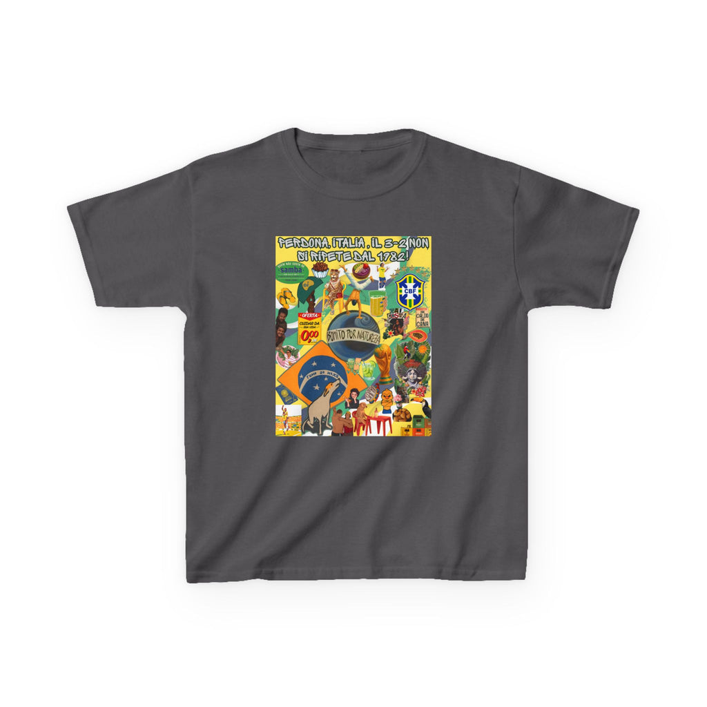 Unisex Kids 100% Algodão | Brasil x Itália