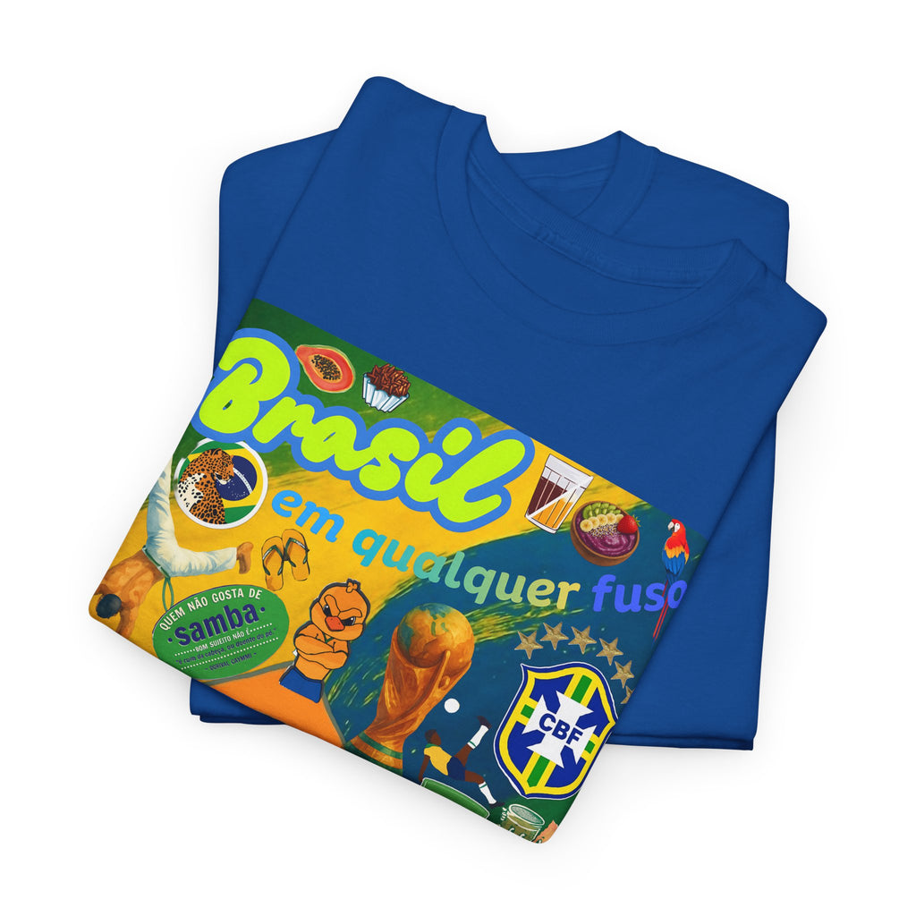 Unisex 100% Algodão OEKO-TEX®  | Brasil em qualquer fuso!