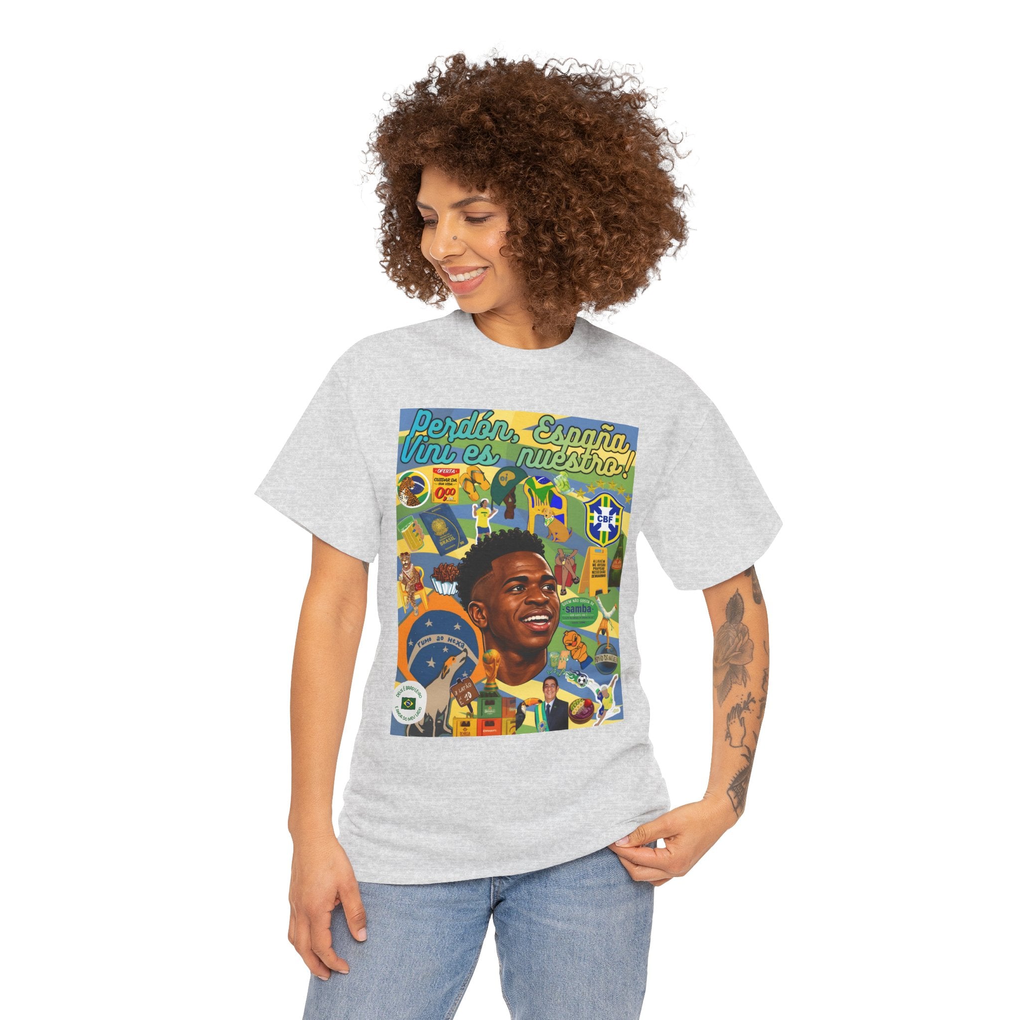 Unisex 100% Algodão OEKO-TEX®  | Brasil x Espanha