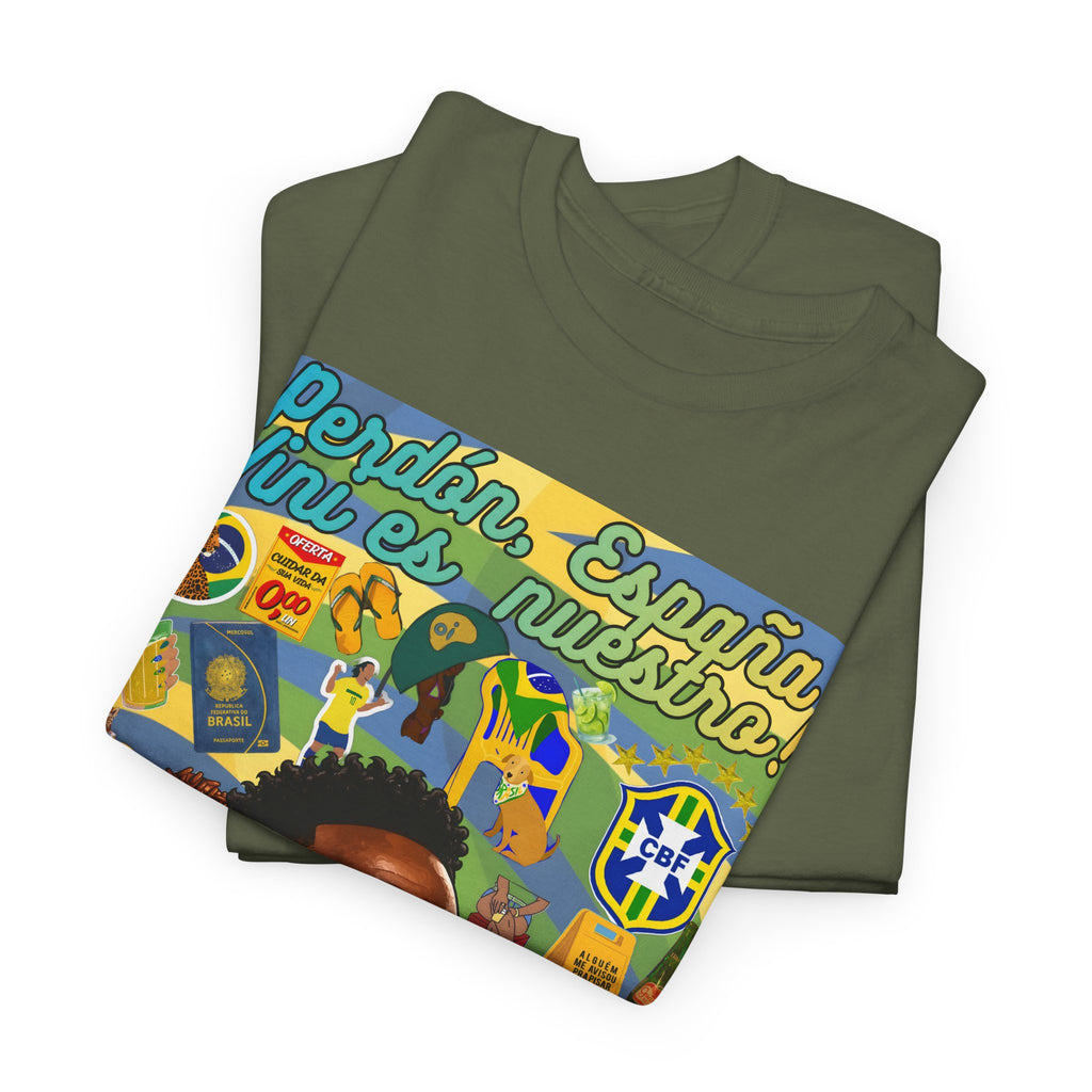 Unisex 100% Algodão OEKO-TEX®  | Brasil x Espanha